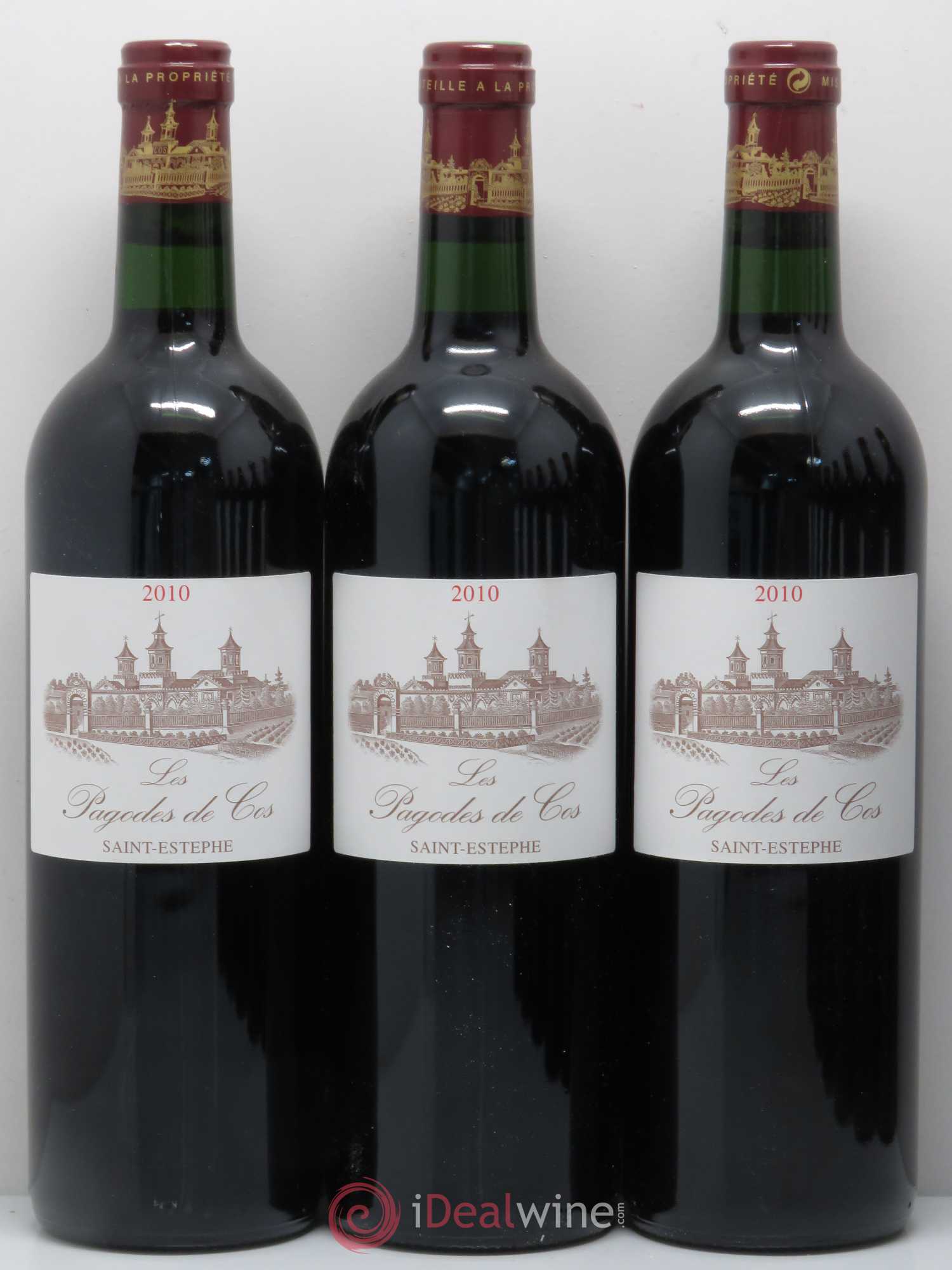 Les Pagodes de Cos Second Vin 2010 - Lot of 12 bottles - 2