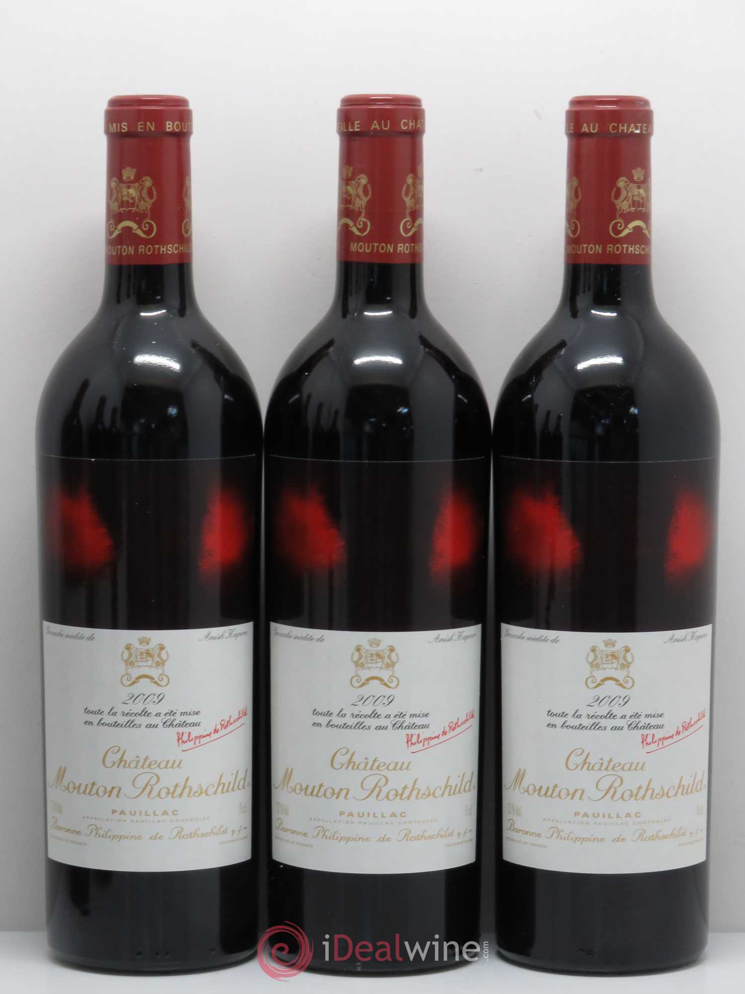 Château Mouton Rothschild 1er Grand Cru Classé 2009 - Lot de 6 bouteilles - 1