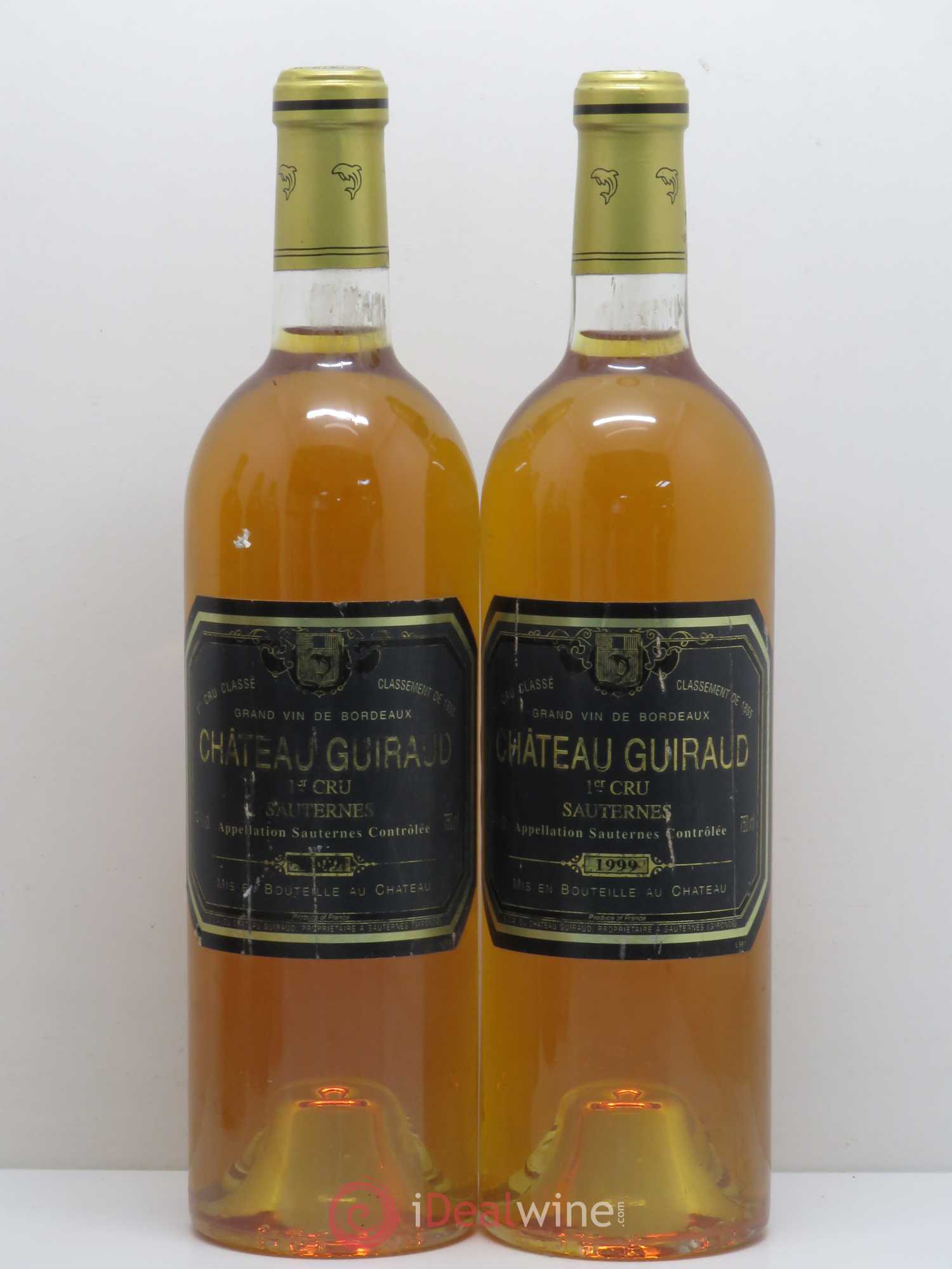 Château Guiraud 1er Grand Cru Classé 1999 - Lotto di 5 bottiglie - 2
