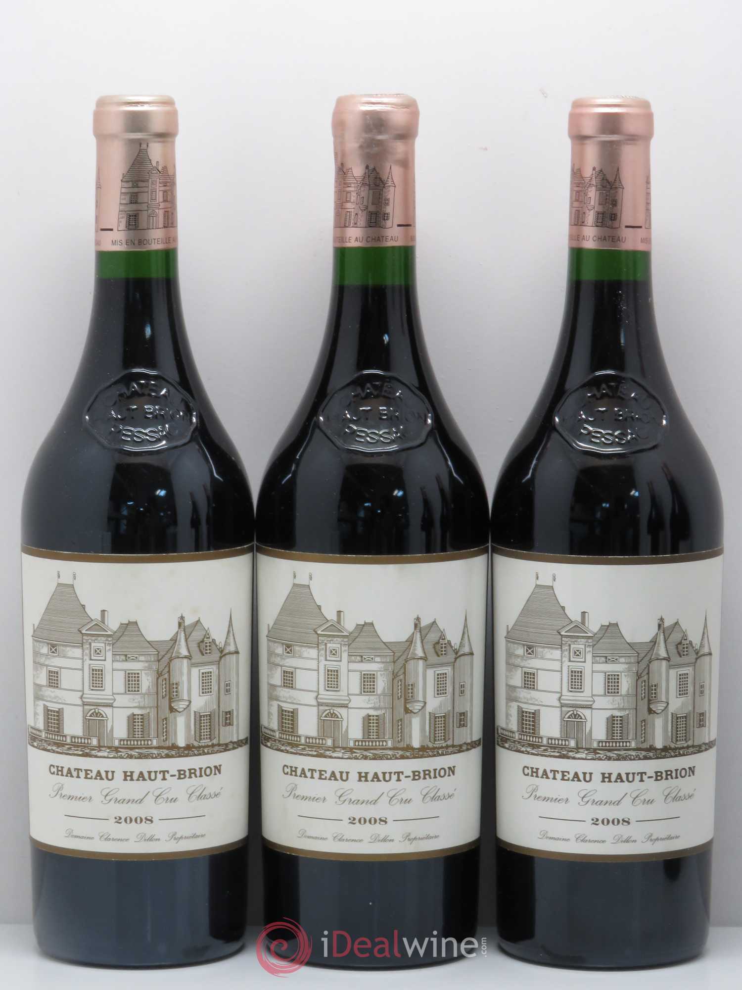 Château Haut Brion 1er Grand Cru Classé 2008 - Lot de 5 bouteilles - 1