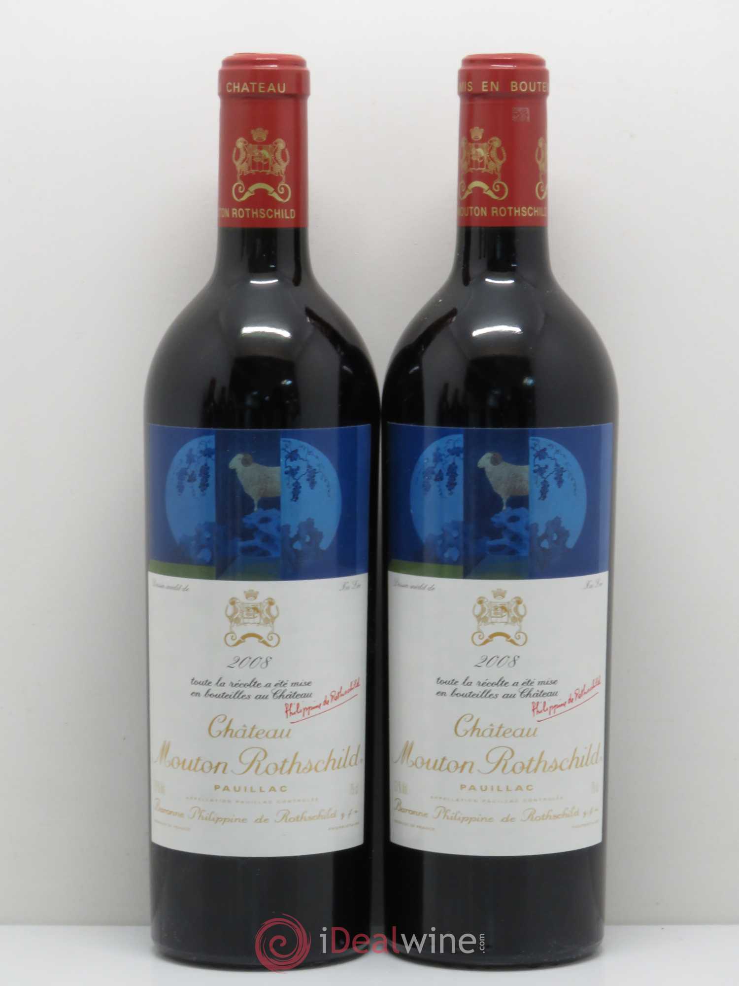 Château Mouton Rothschild 1er Grand Cru Classé 2008 - Lot de 5 bouteilles - 3
