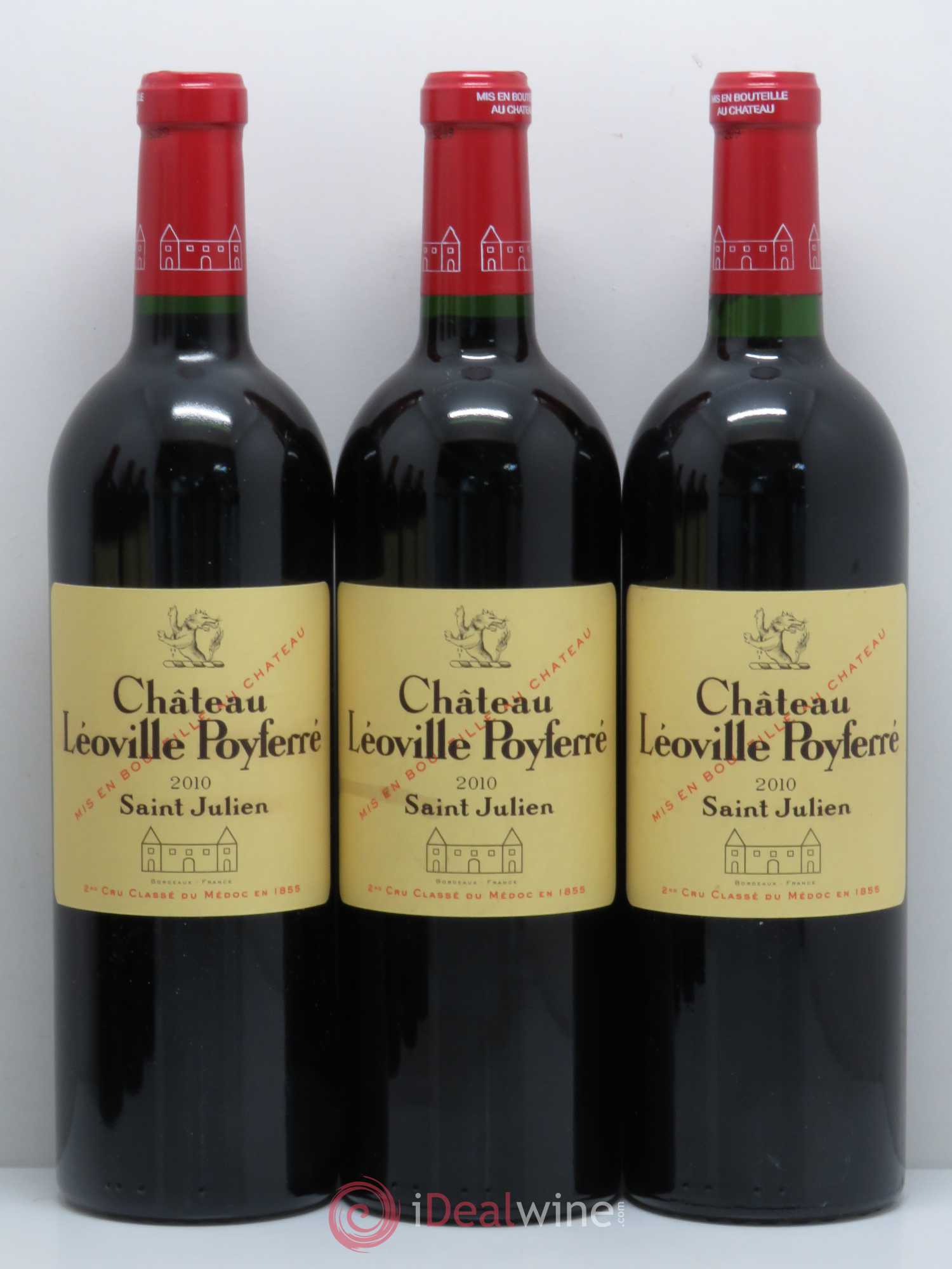 Château Léoville Poyferré 2ème Grand Cru Classé 2010 - Lot de 6 bouteilles - 2