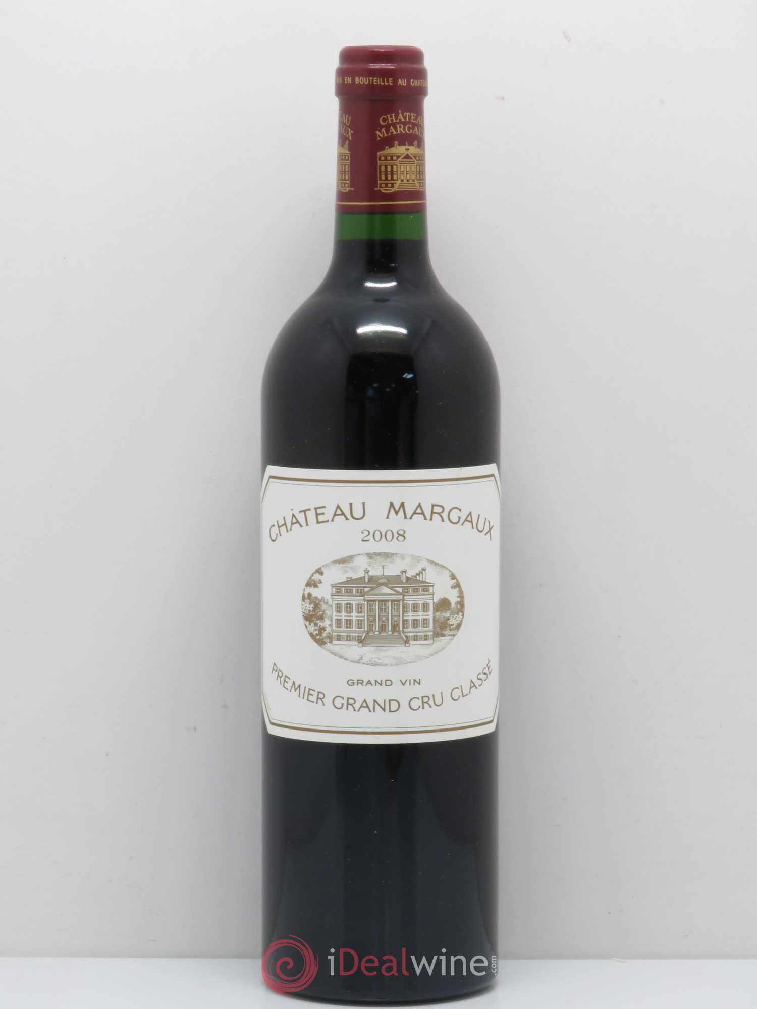 Château Margaux 1er Grand Cru Classé 2008 - Lot de 1 bouteille - 0