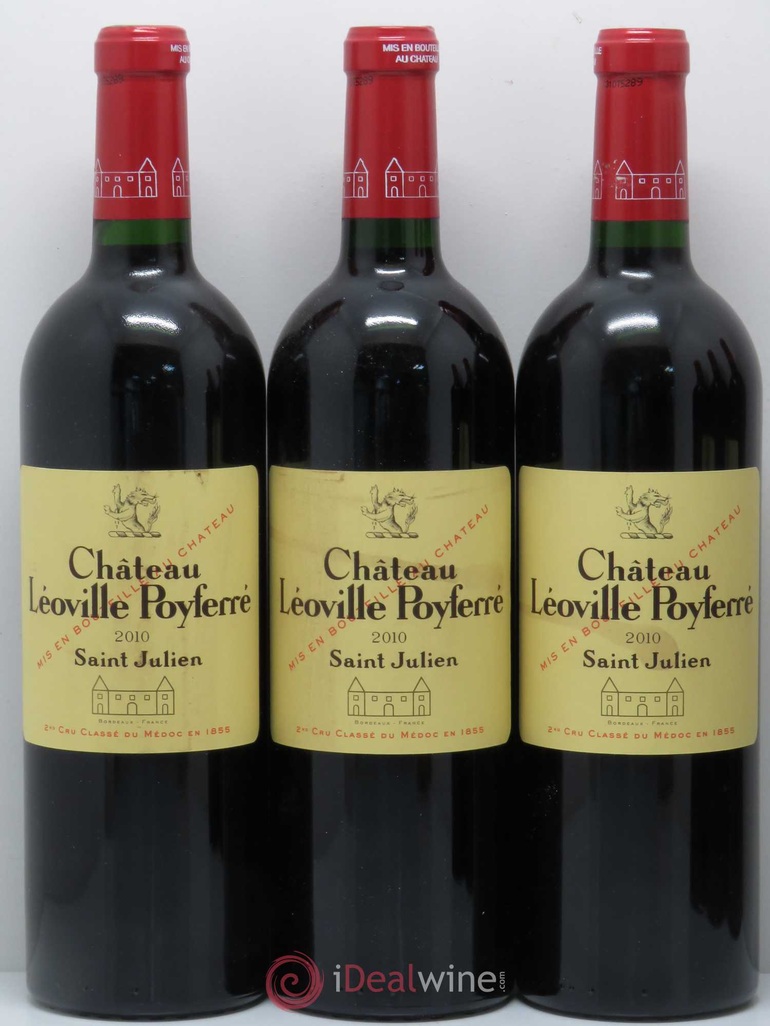 Château Léoville Poyferré 2ème Grand Cru Classé 2010 - Lot de 12 bouteilles - 3