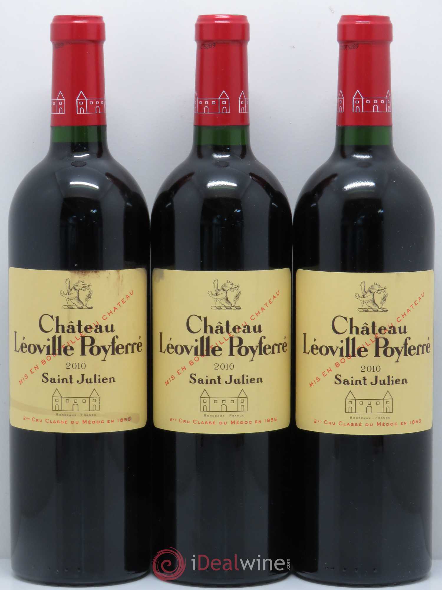 Château Léoville Poyferré 2ème Grand Cru Classé 2010 - Lot de 12 bouteilles - 4