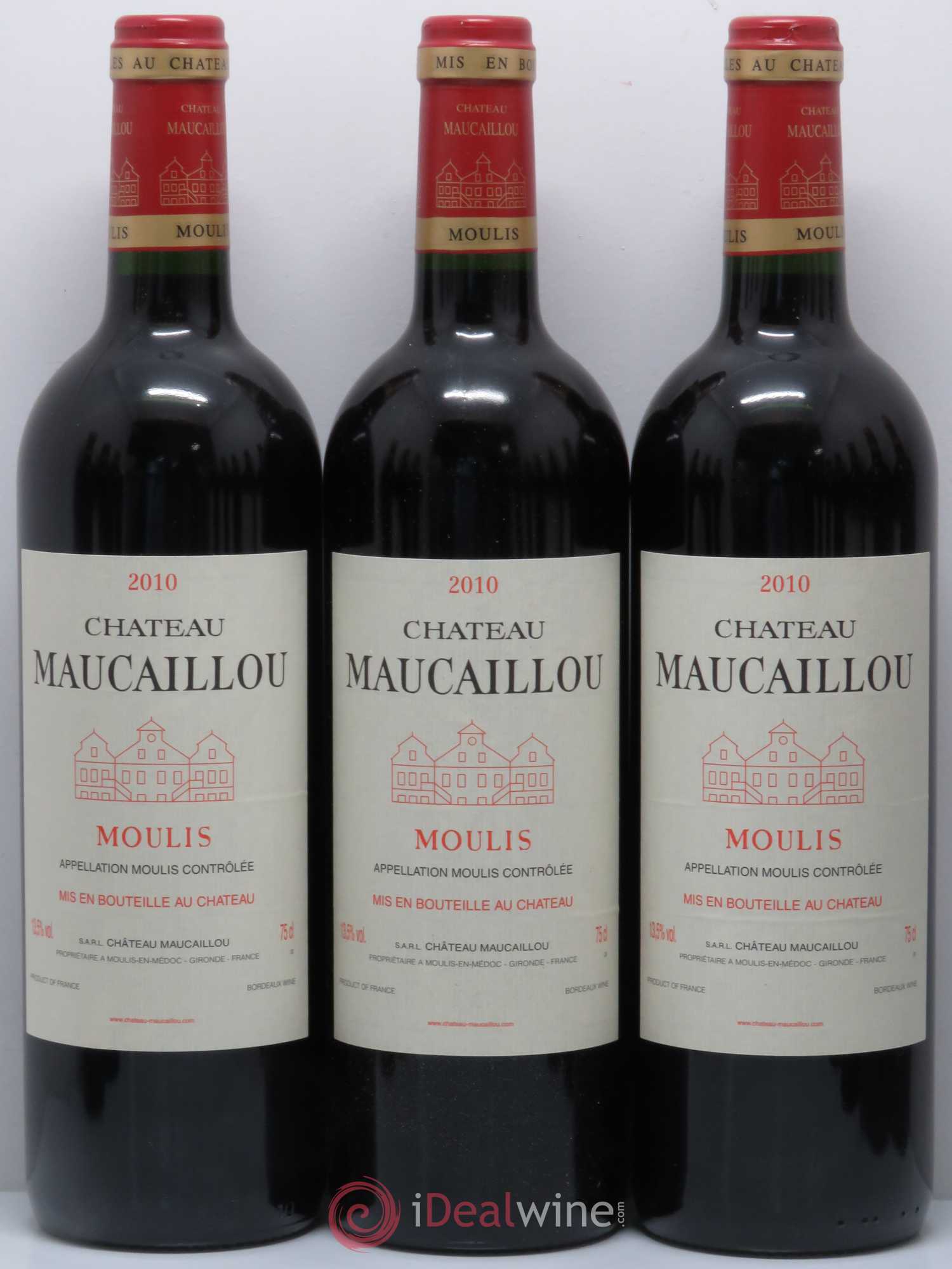 Château Maucaillou 2010 - Lot de 12 bouteilles - 1