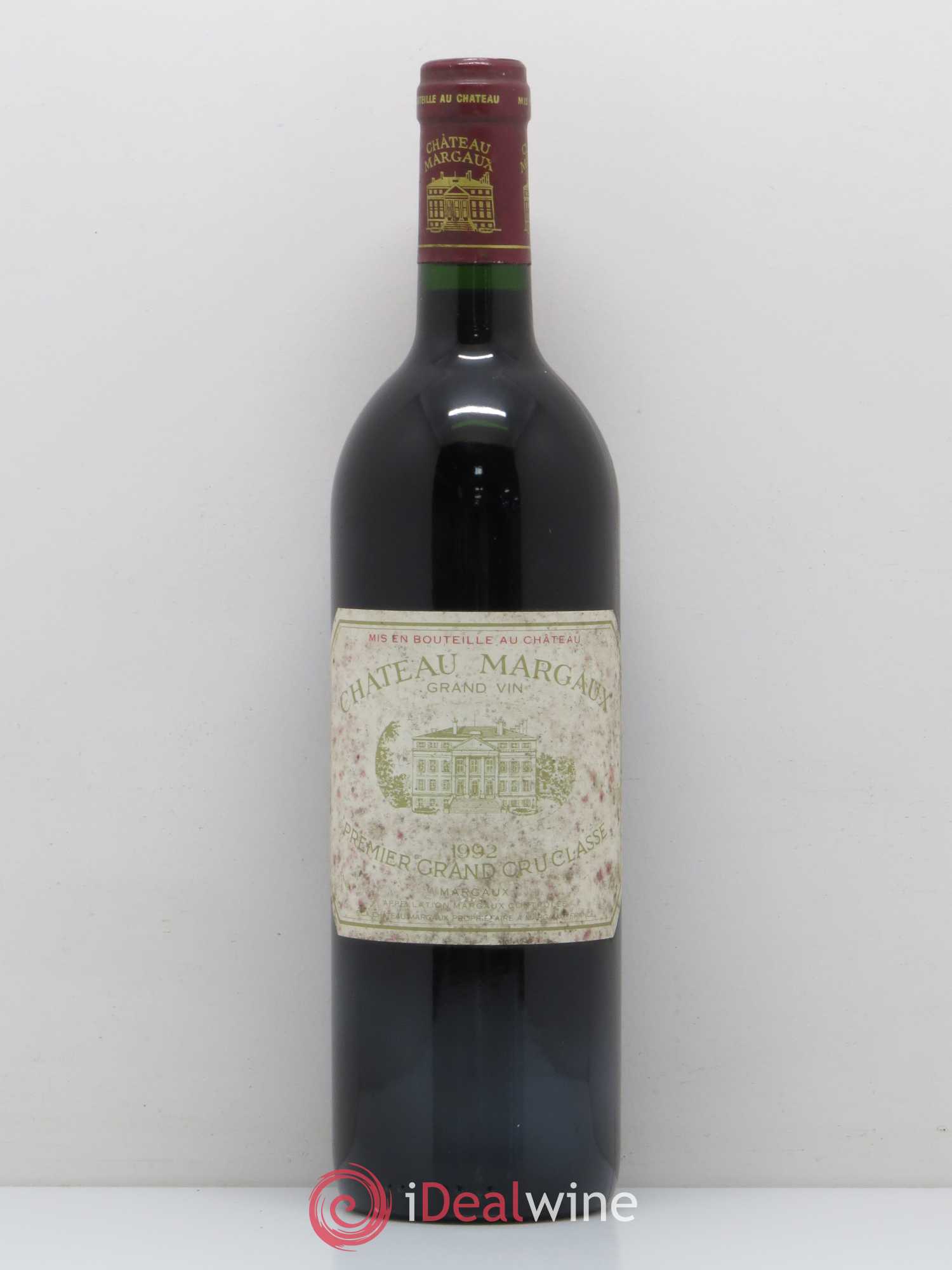 Château Margaux 1er Grand Cru Classé 1992 - Lot de 1 bouteille - 0