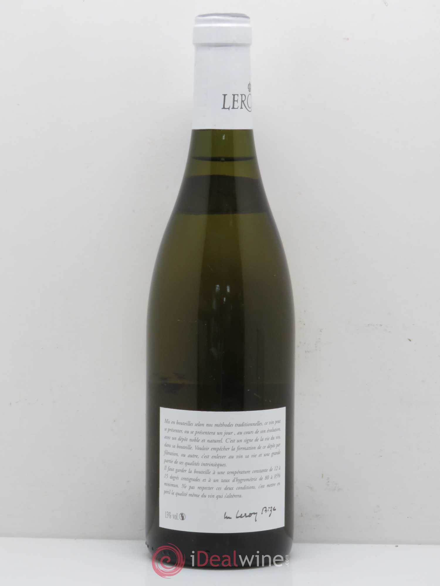 Chassagne-Montrachet 1er Cru Morgeot Leroy SA 2010 - Lot de 1 bouteille - 1