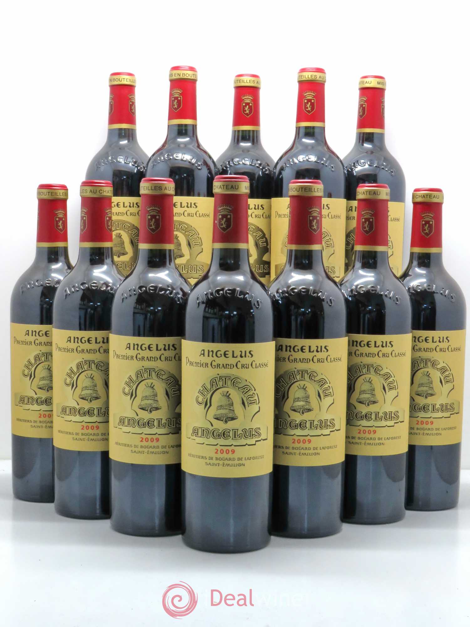 Château Angélus 1er Grand Cru Classé A 2009 - Lot de 12 bouteilles - 0