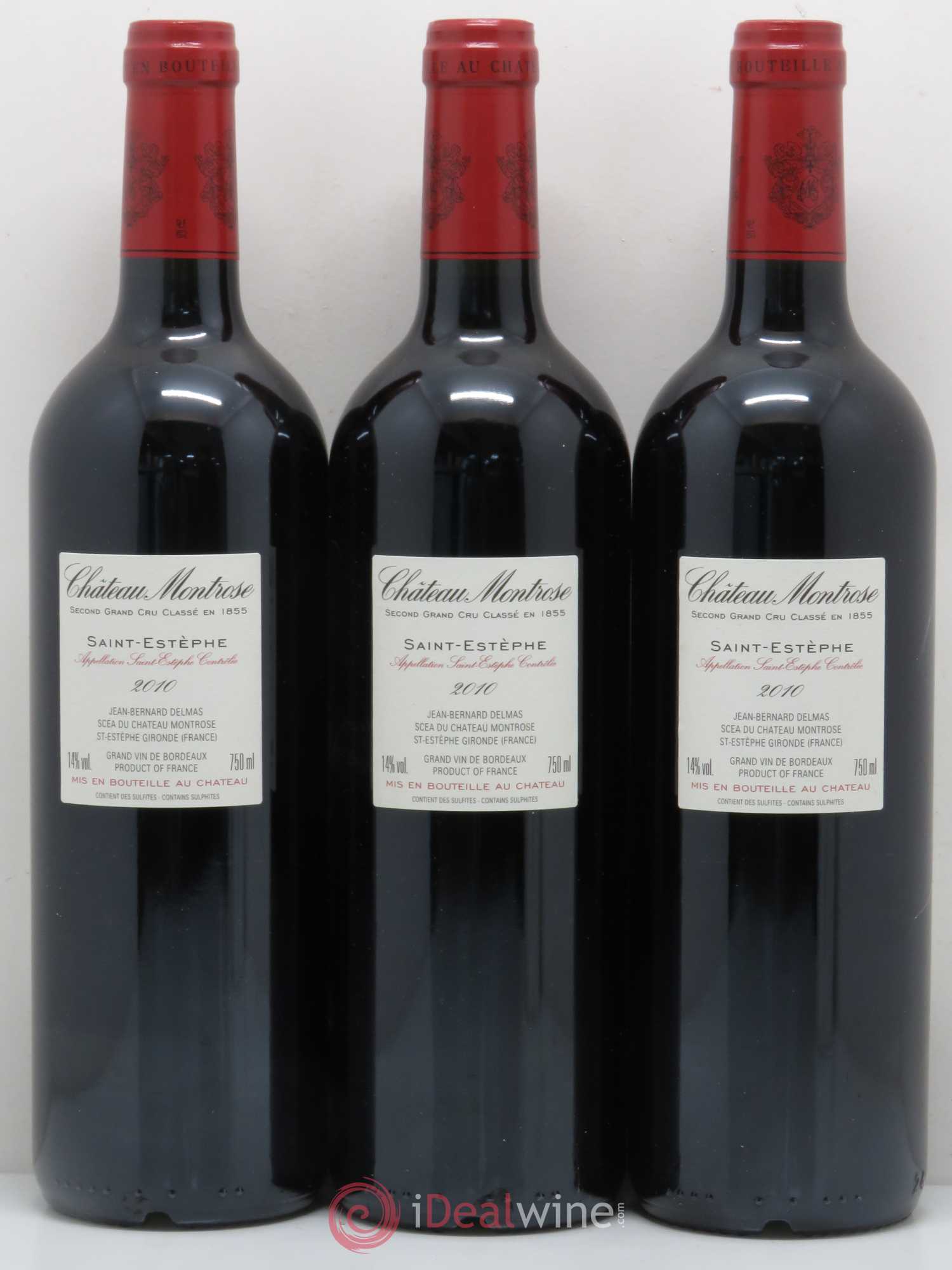 Château Montrose 2ème Grand Cru Classé 2010 - Lot de 6 bouteilles - 4