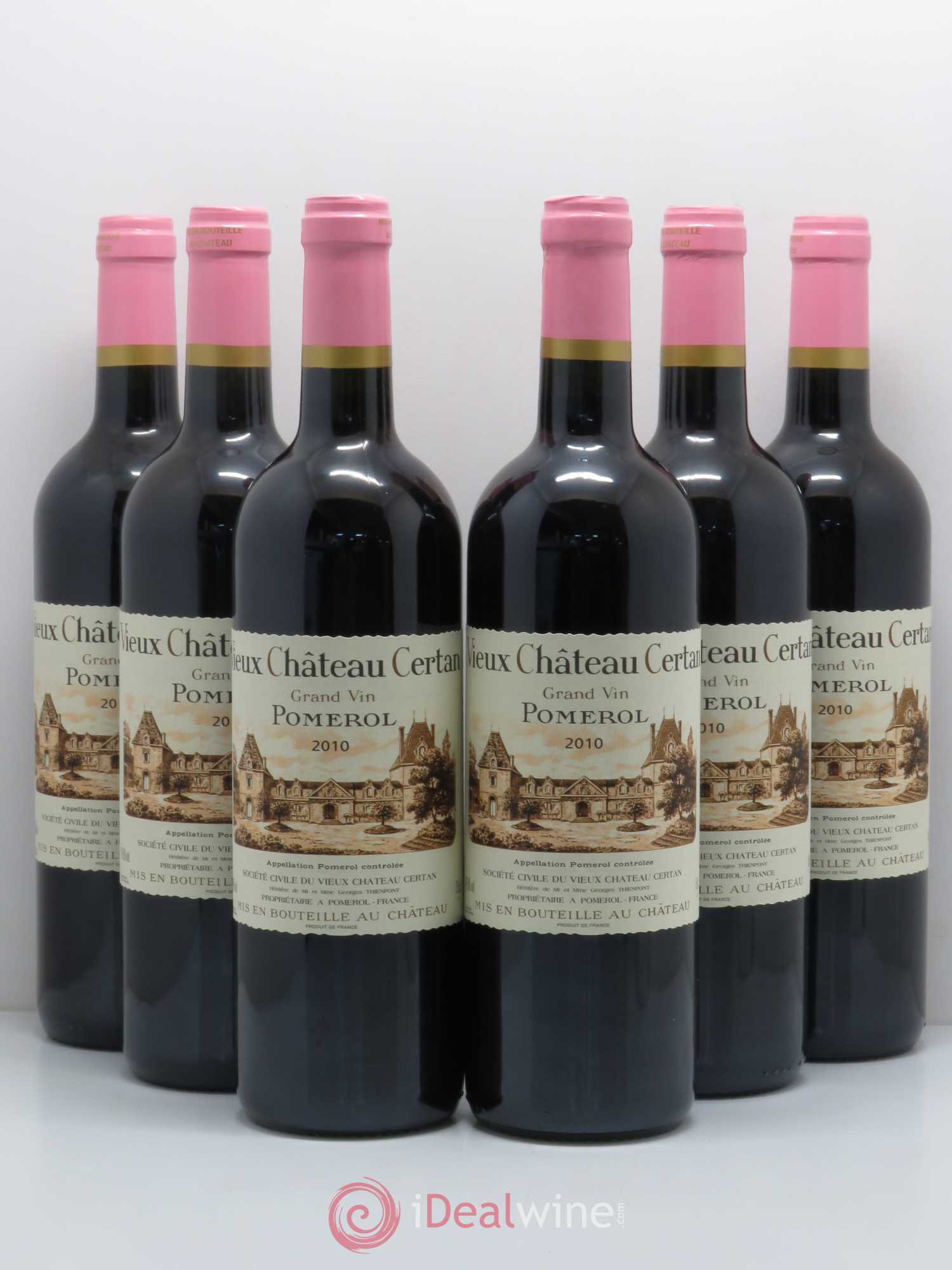 Vieux Château Certan 2010 - Lot de 6 bouteilles - 0