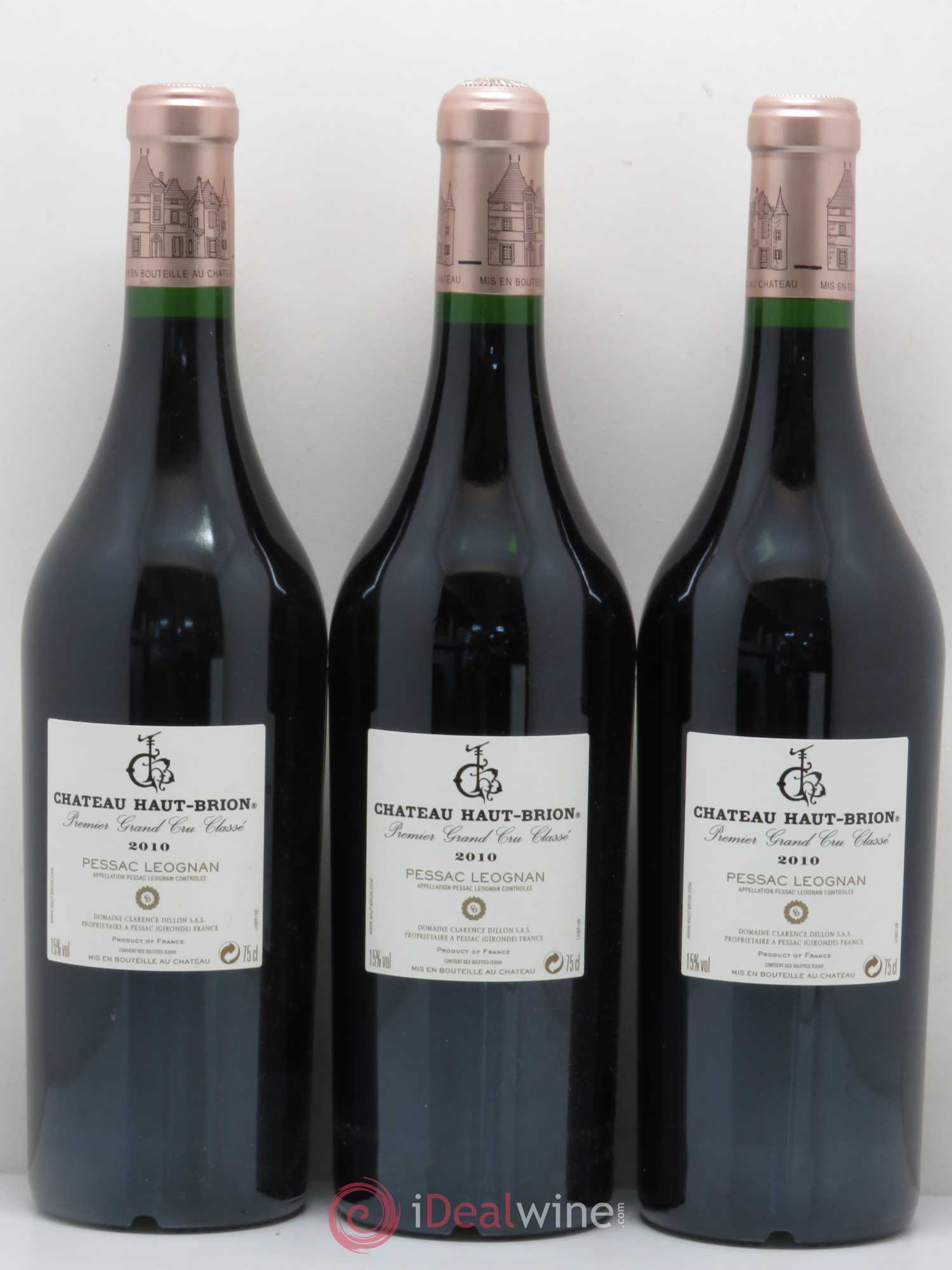 Château Haut Brion 1er Grand Cru Classé 2010 - Lot de 6 bouteilles - 4