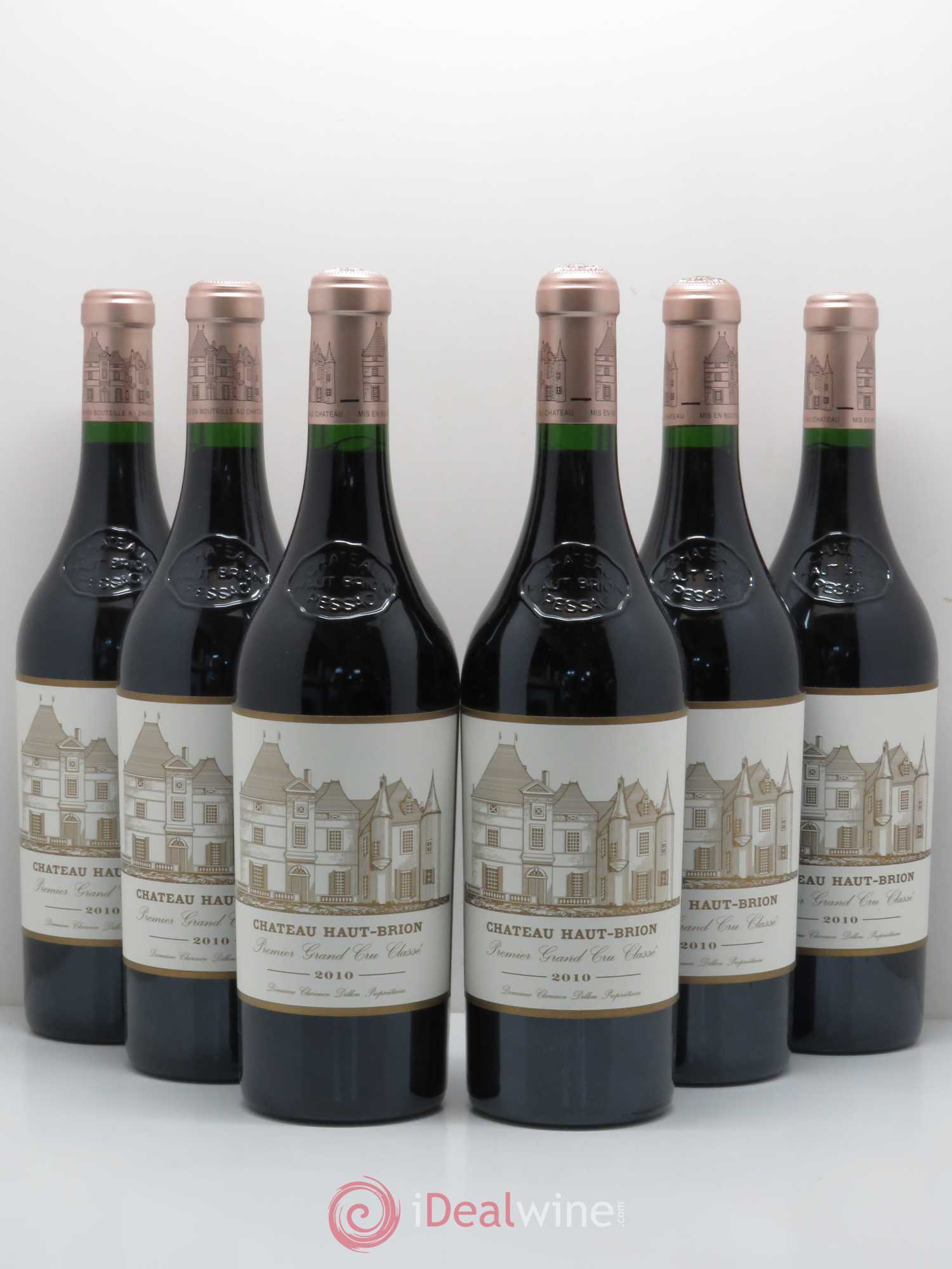 Château Haut Brion 1er Grand Cru Classé 2010 - Lot de 6 bouteilles - 0