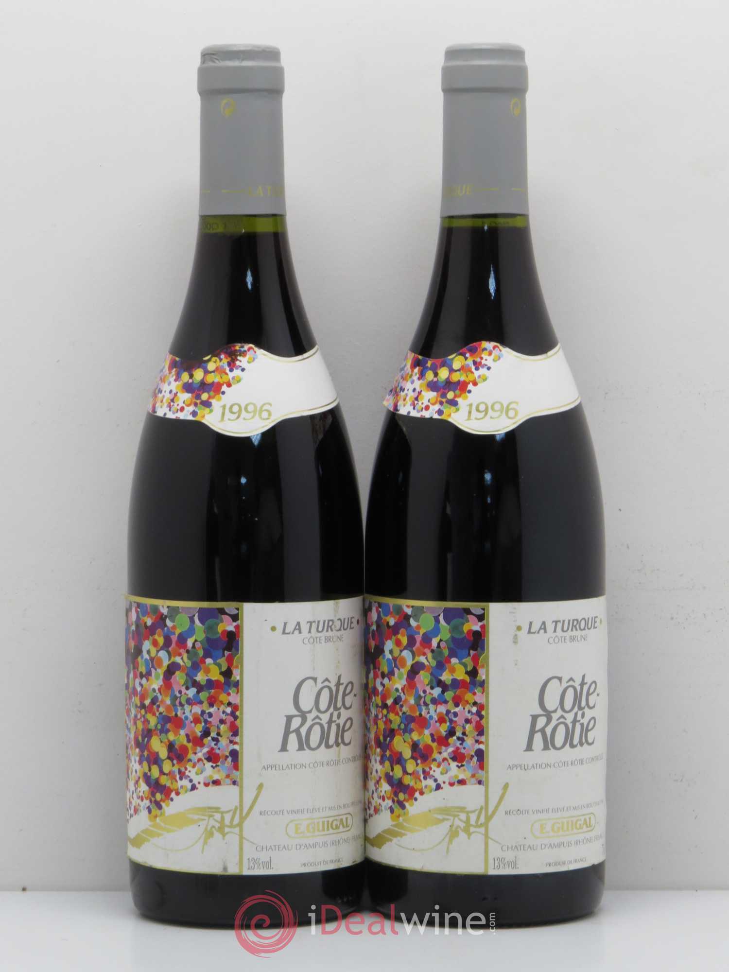 Côte-Rôtie La Turque Guigal 1996 - Lot de 2 bouteilles - 0