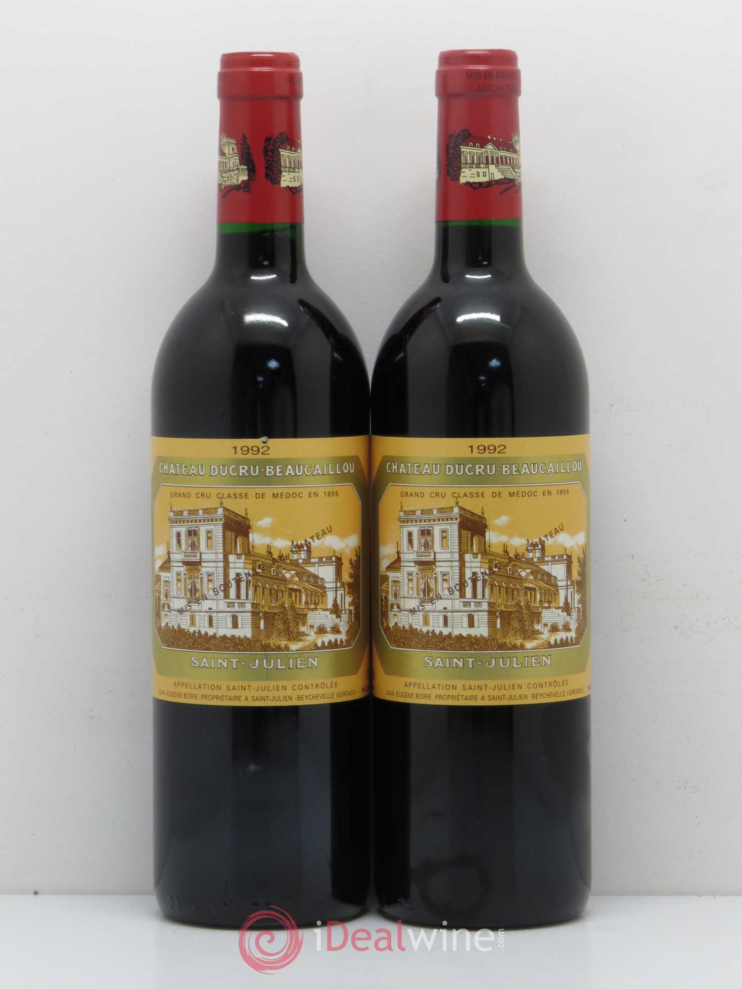 Château Ducru Beaucaillou 2ème Grand Cru Classé 1992 - Lot de 2 bouteilles - 0