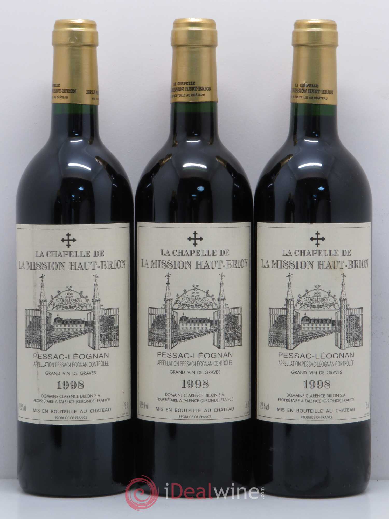 La Chapelle de La Mission Haut-Brion Second Vin 1998 - Lot de 5 bouteilles - 1