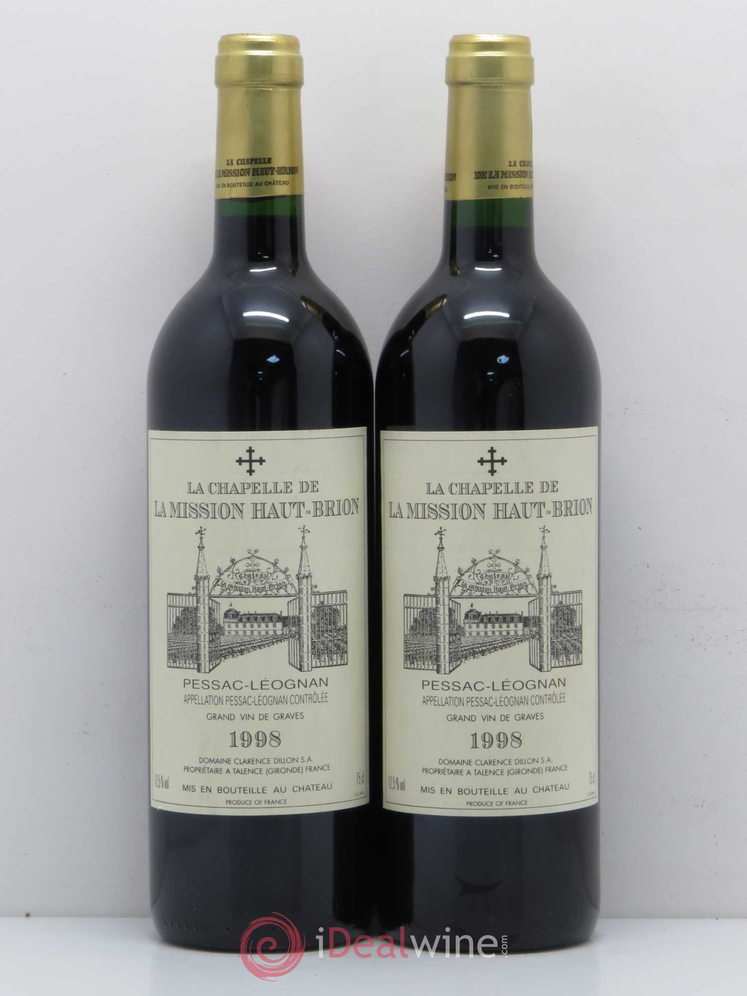 La Chapelle de La Mission Haut-Brion Second Vin 1998 - Lot de 5 bouteilles - 2
