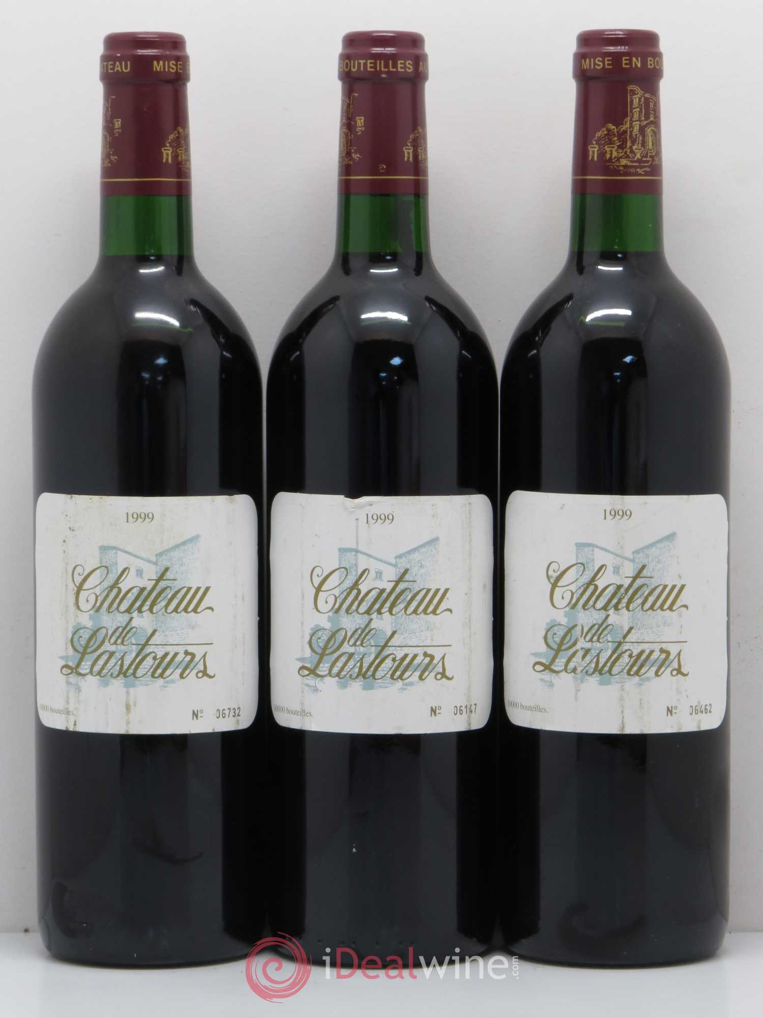 Corbières Château De Lastours 1999 - Posten von 3 Flaschen - 0