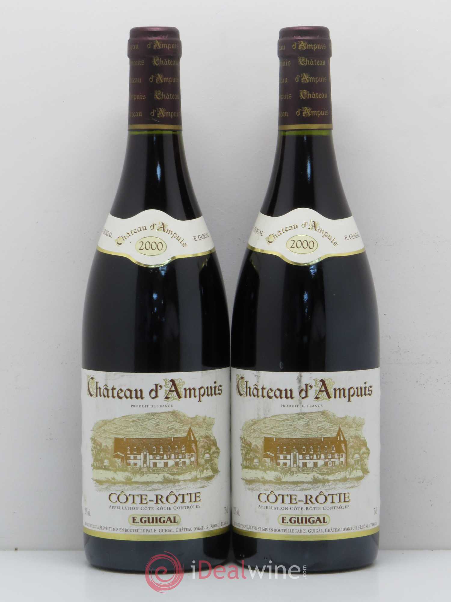 Côte-Rôtie Château d'Ampuis Guigal 2000 - Lot de 2 bouteilles - 0