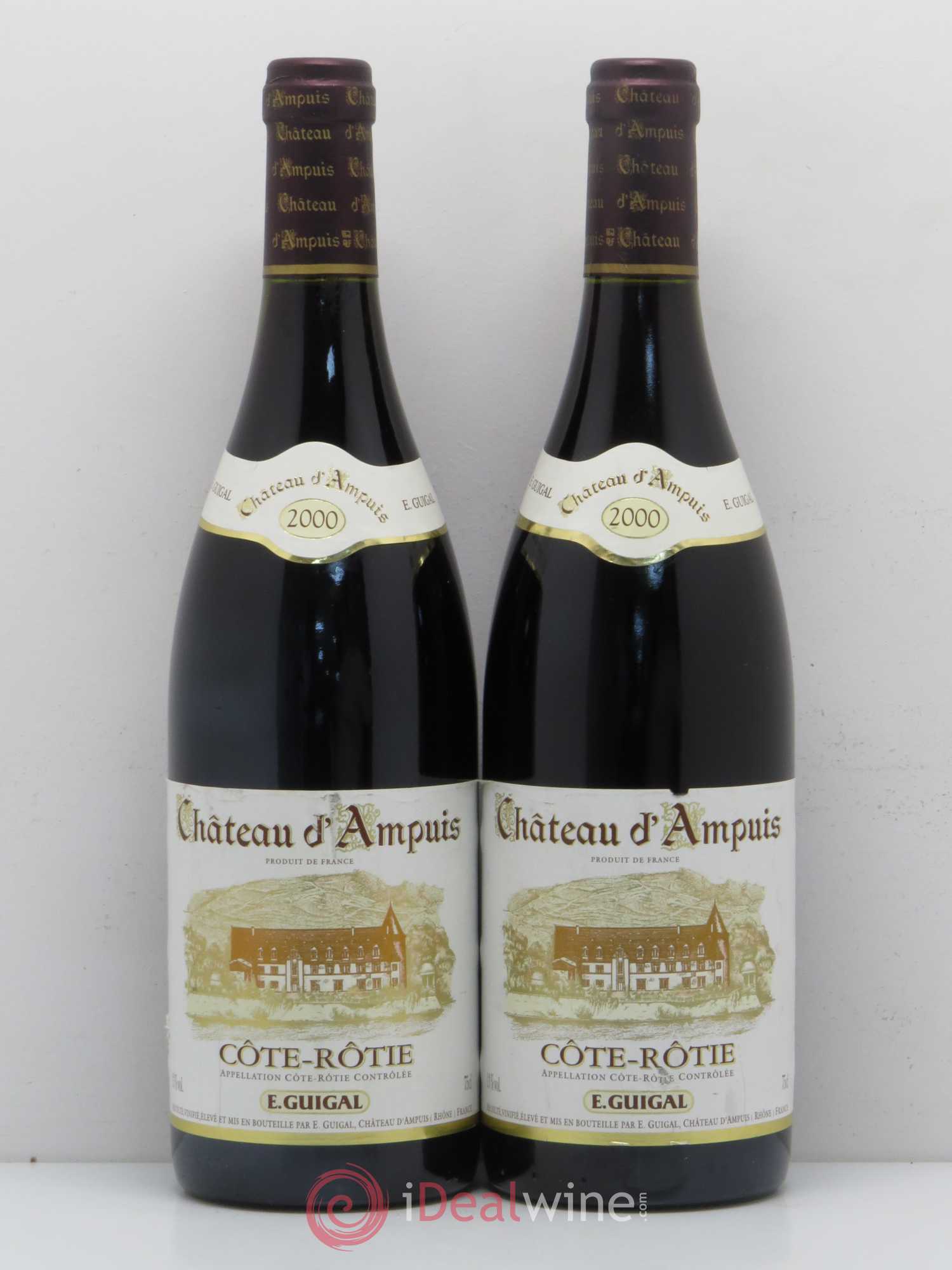 Côte-Rôtie Château d'Ampuis Guigal 2000 - Lot de 2 bouteilles - 0