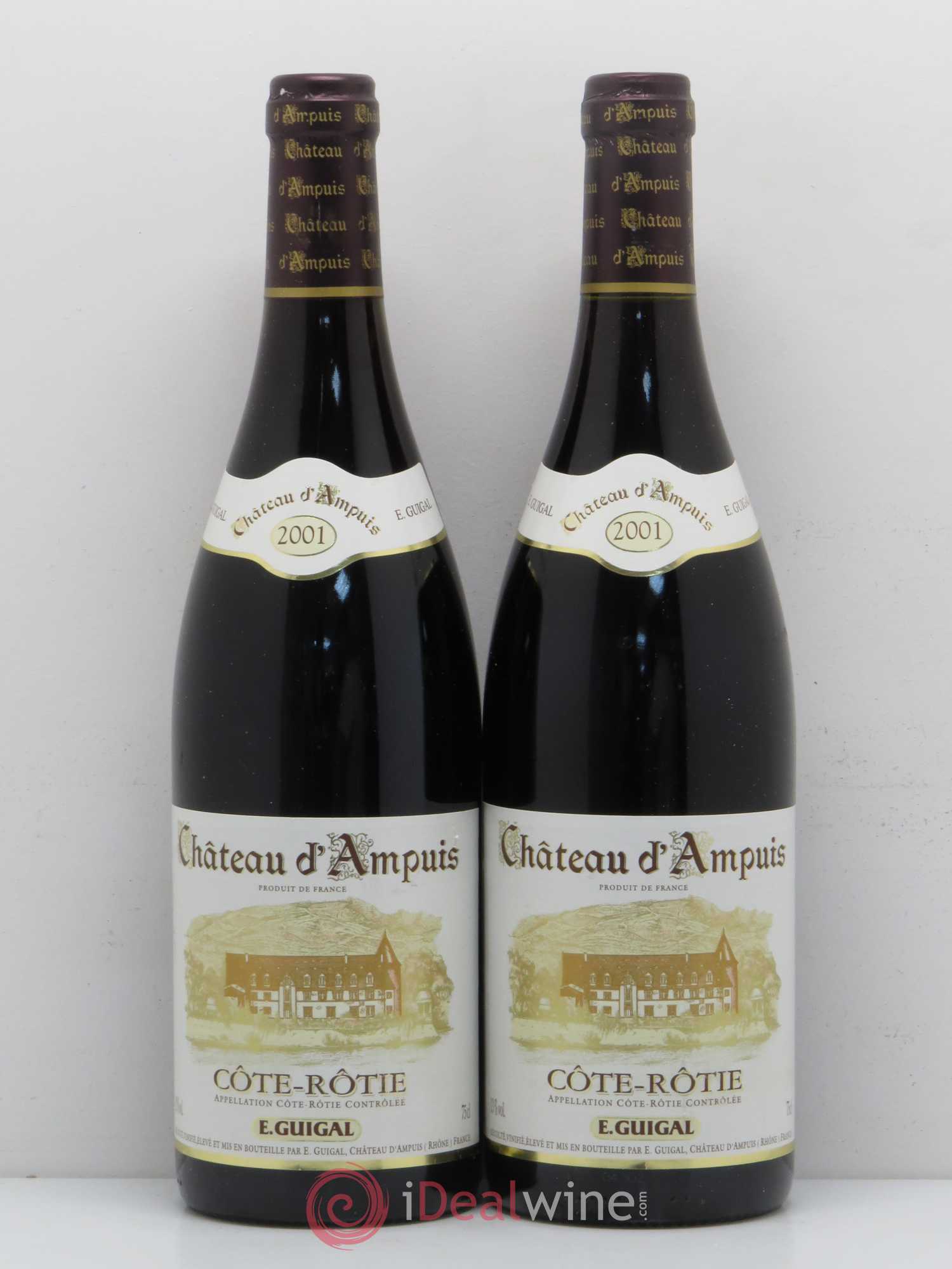 Côte-Rôtie Château d'Ampuis Guigal 2001 - Lot de 2 bouteilles - 0