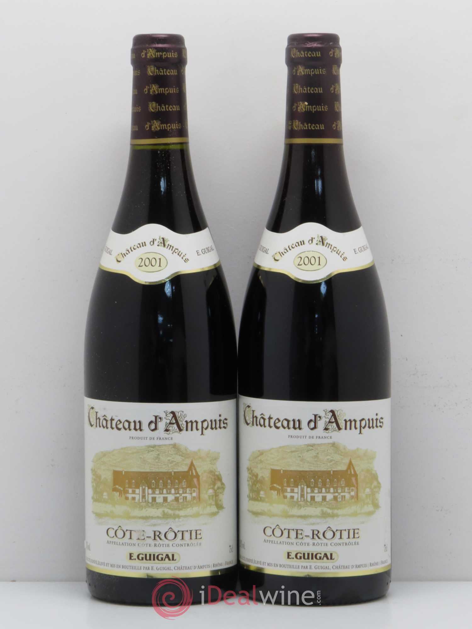 Côte-Rôtie Château d'Ampuis Guigal 2001 - Lot de 2 bouteilles - 0