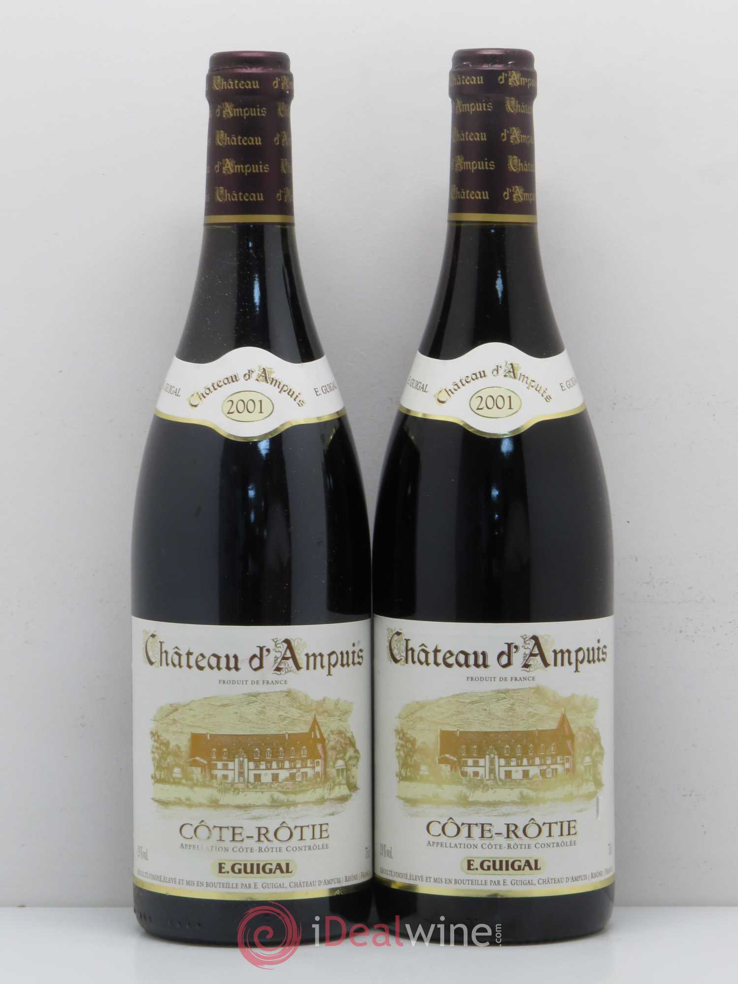 Côte-Rôtie Château d'Ampuis Guigal 2001 - Lot de 2 bouteilles - 0