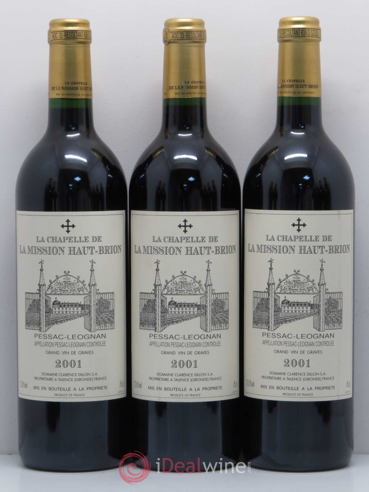 La Chapelle de La Mission Haut-Brion Second Vin 2001 - Lot de 12 bouteilles - 2