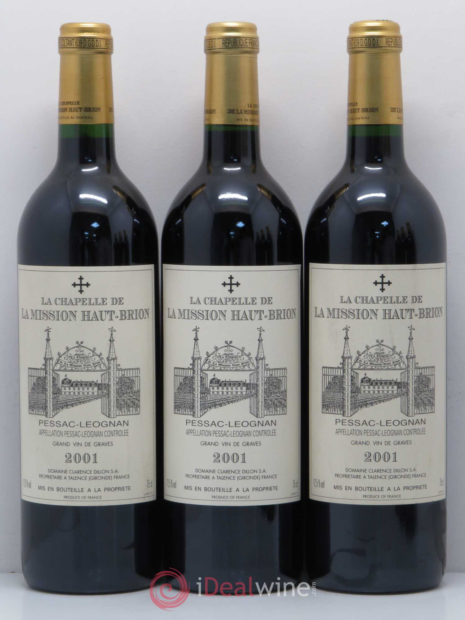 La Chapelle de La Mission Haut-Brion Second Vin 2001 - Lot de 12 bouteilles - 3