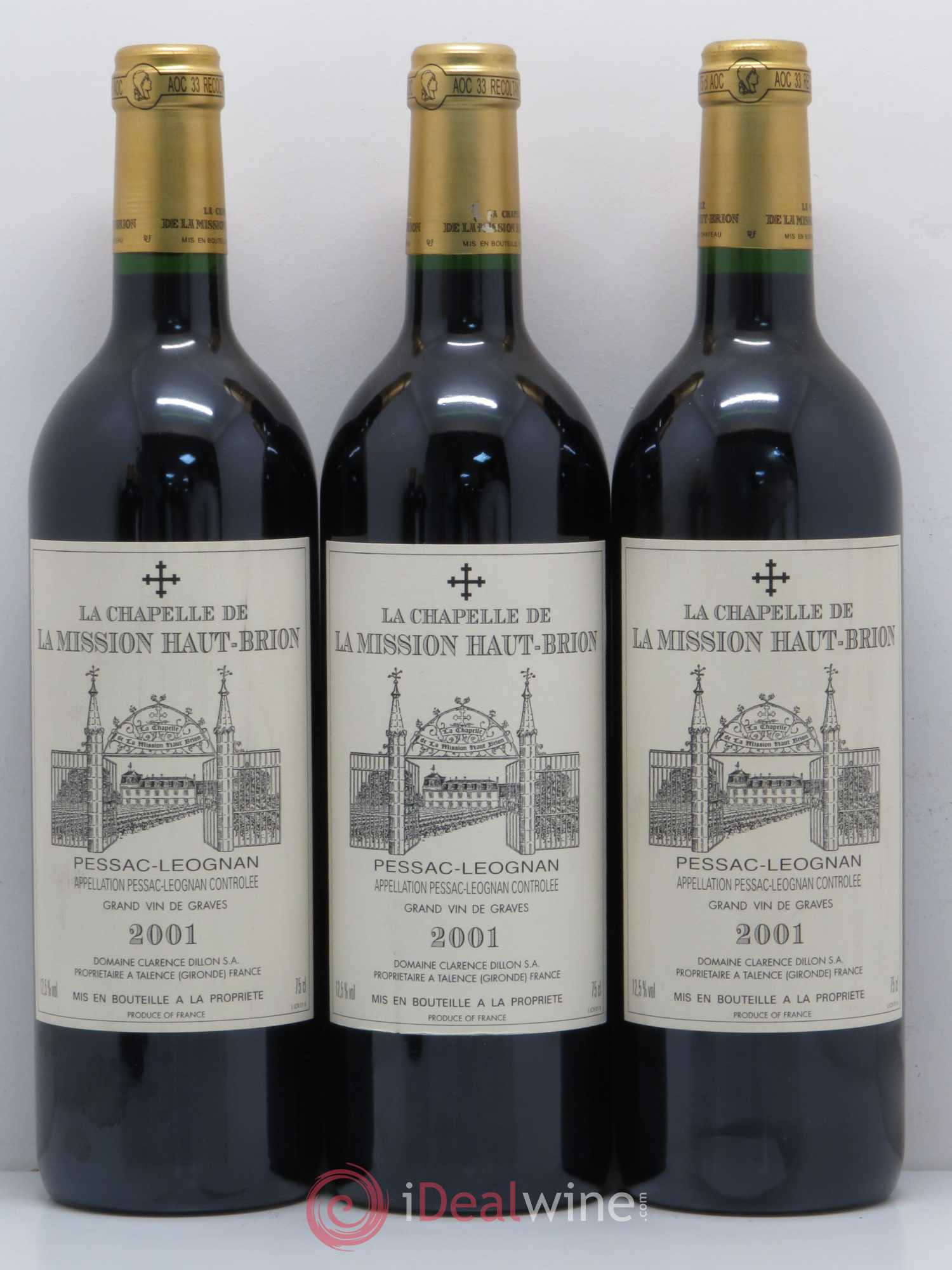 La Chapelle de La Mission Haut-Brion Second Vin 2001 - Lot de 5 bouteilles - 1