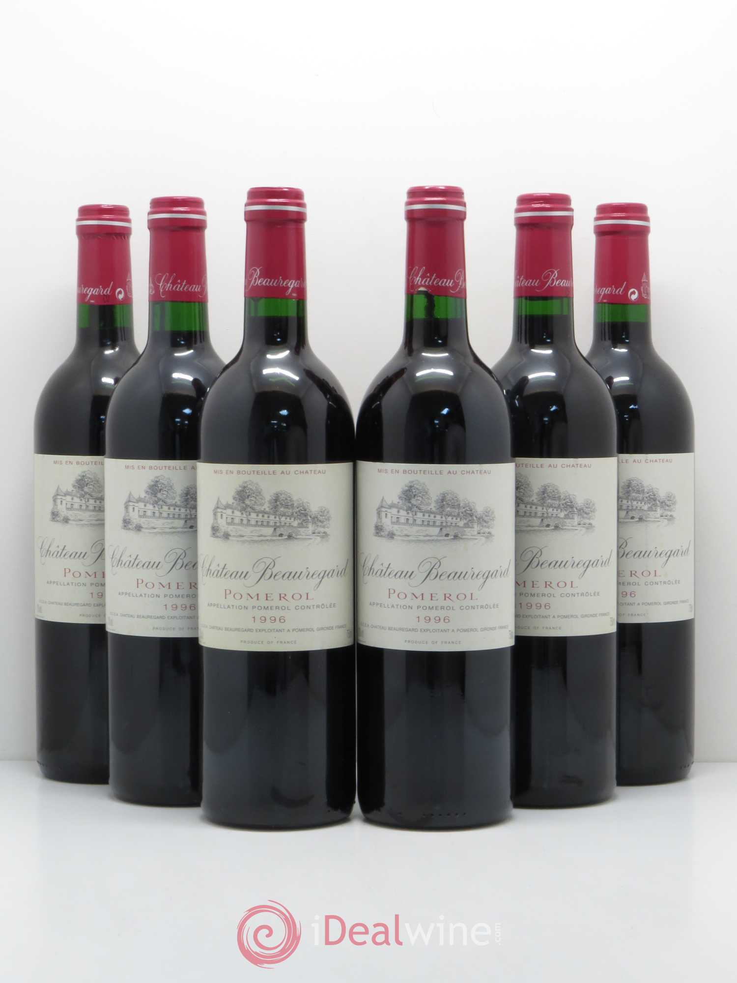 Château Beauregard 1996 - Lot de 6 bouteilles - 0