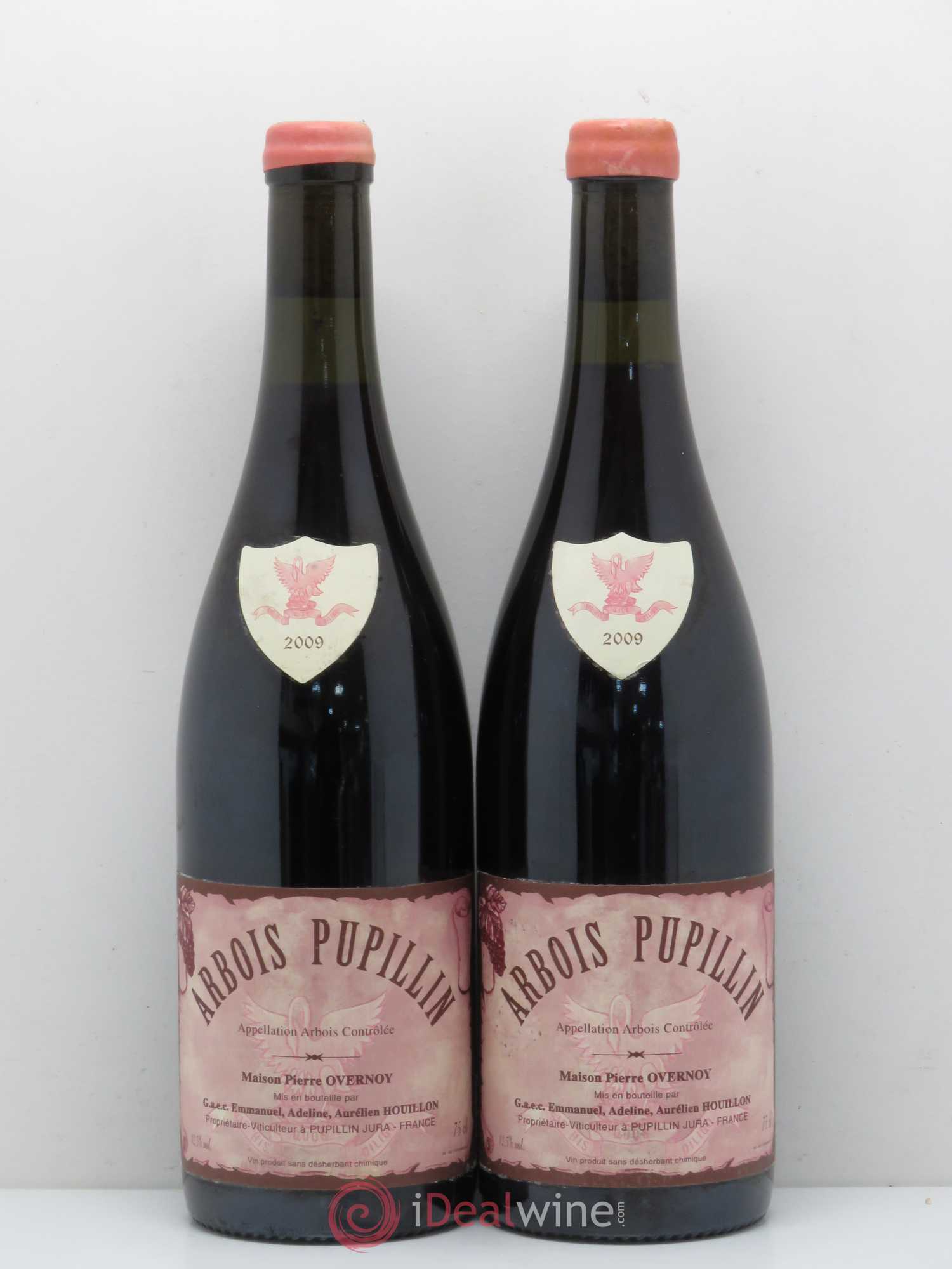 Arbois-Pupillin Poulsard (cire rouge) Overnoy-Houillon (Domaine) 2009 - Lot de 2 bouteilles - 0