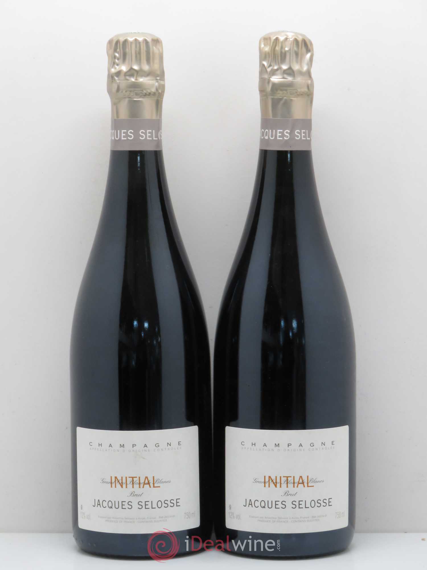 Initial Brut Jacques Selosse - Lot de 2 bouteilles - 0