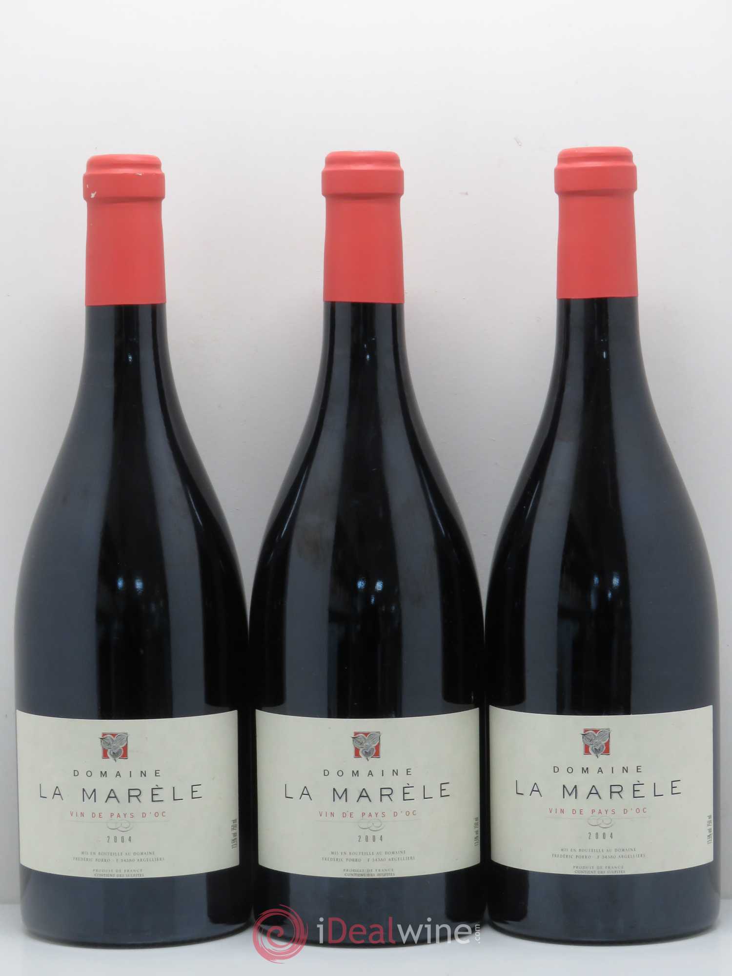 Pays d'Oc Pays d'Oc La Maréle Domaine La Marèle Frederic Porro 2004 - Posten von 3 Flaschen - 0