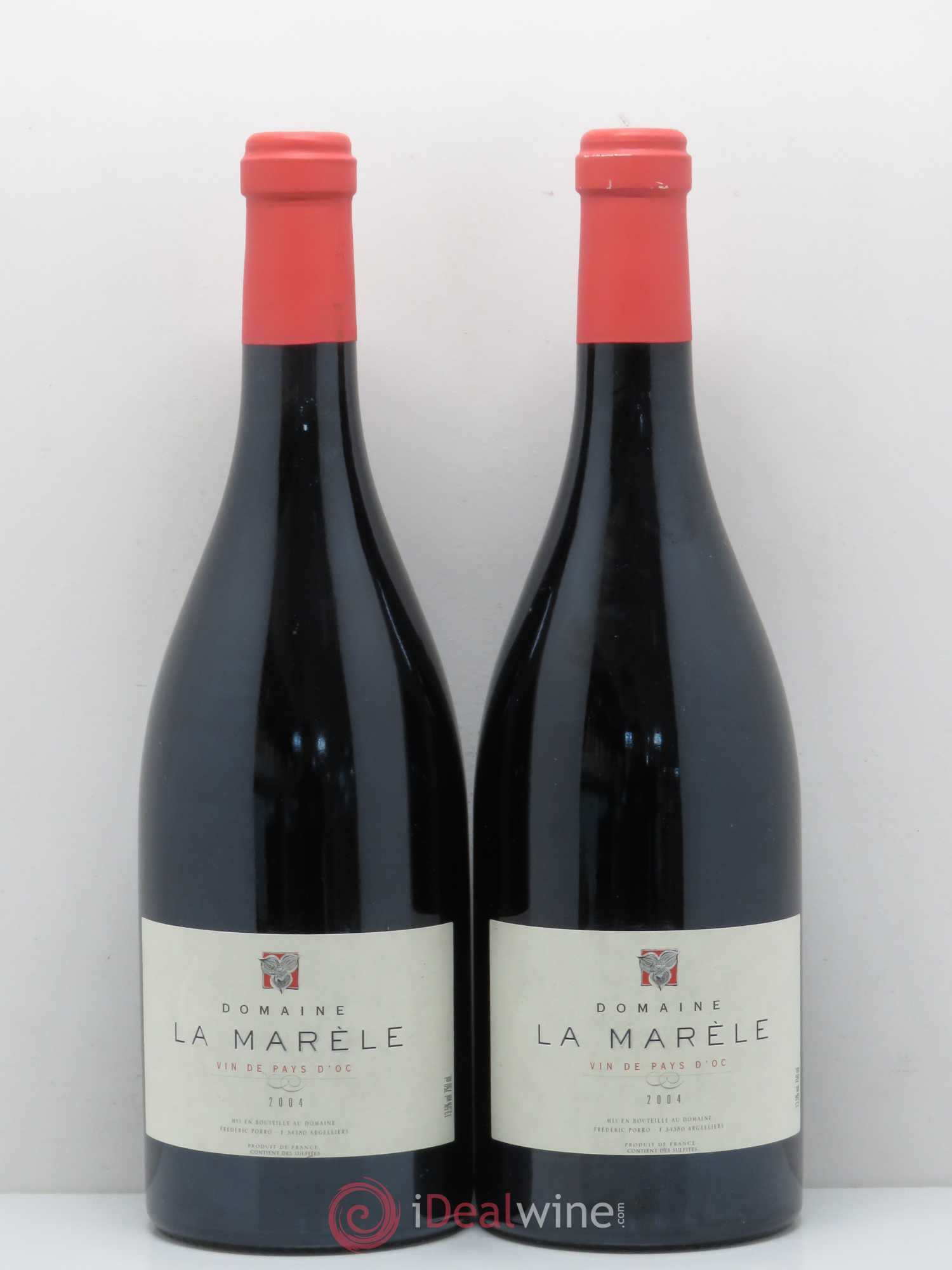 Pays d'Oc Pays d'Oc La Maréle Domaine La Marèle Frederic Porro 2004 - Posten von 2 Flaschen - 0