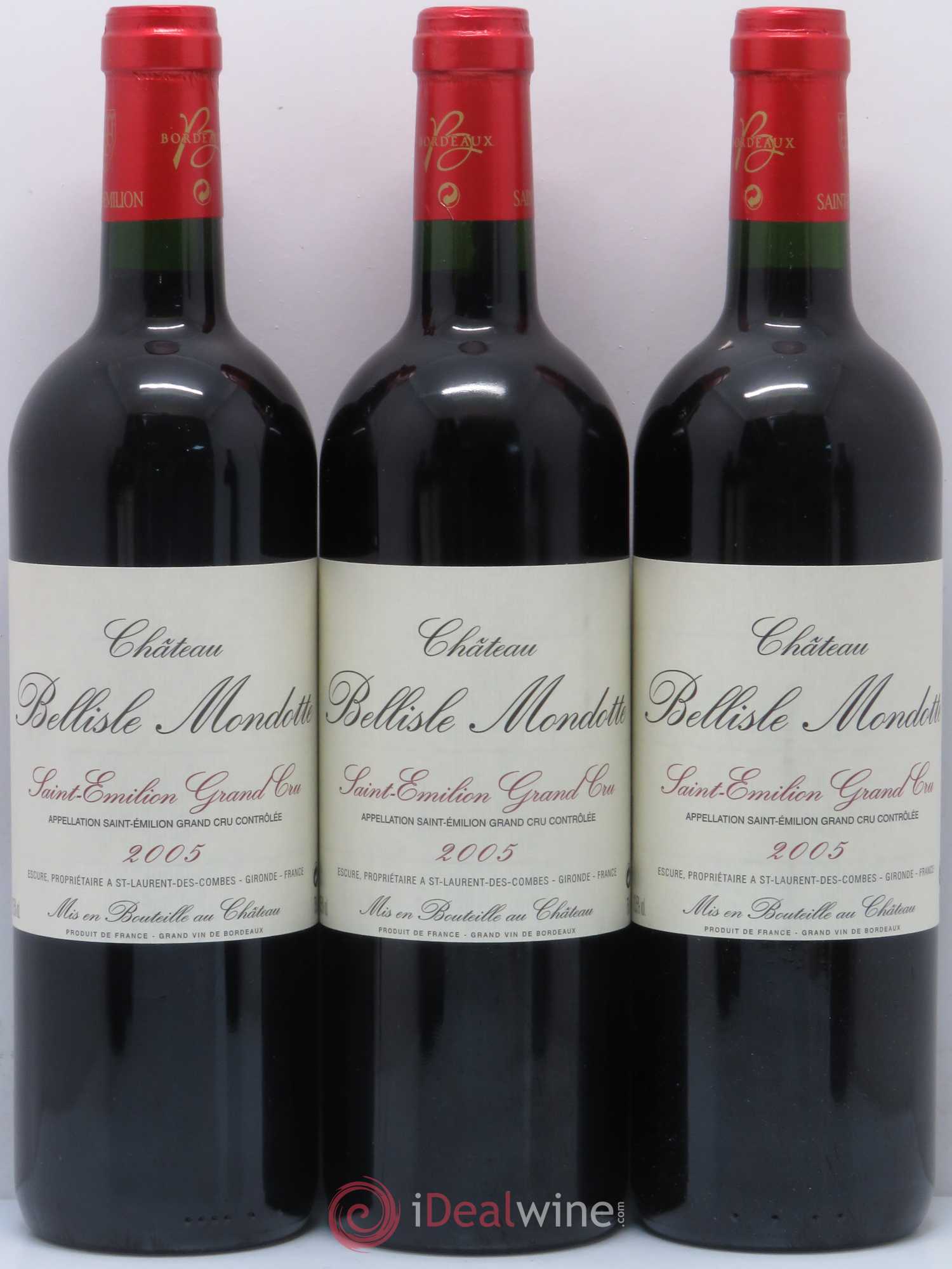 Château Bellisle Mondotte 2005 - Lot de 12 bouteilles - 1