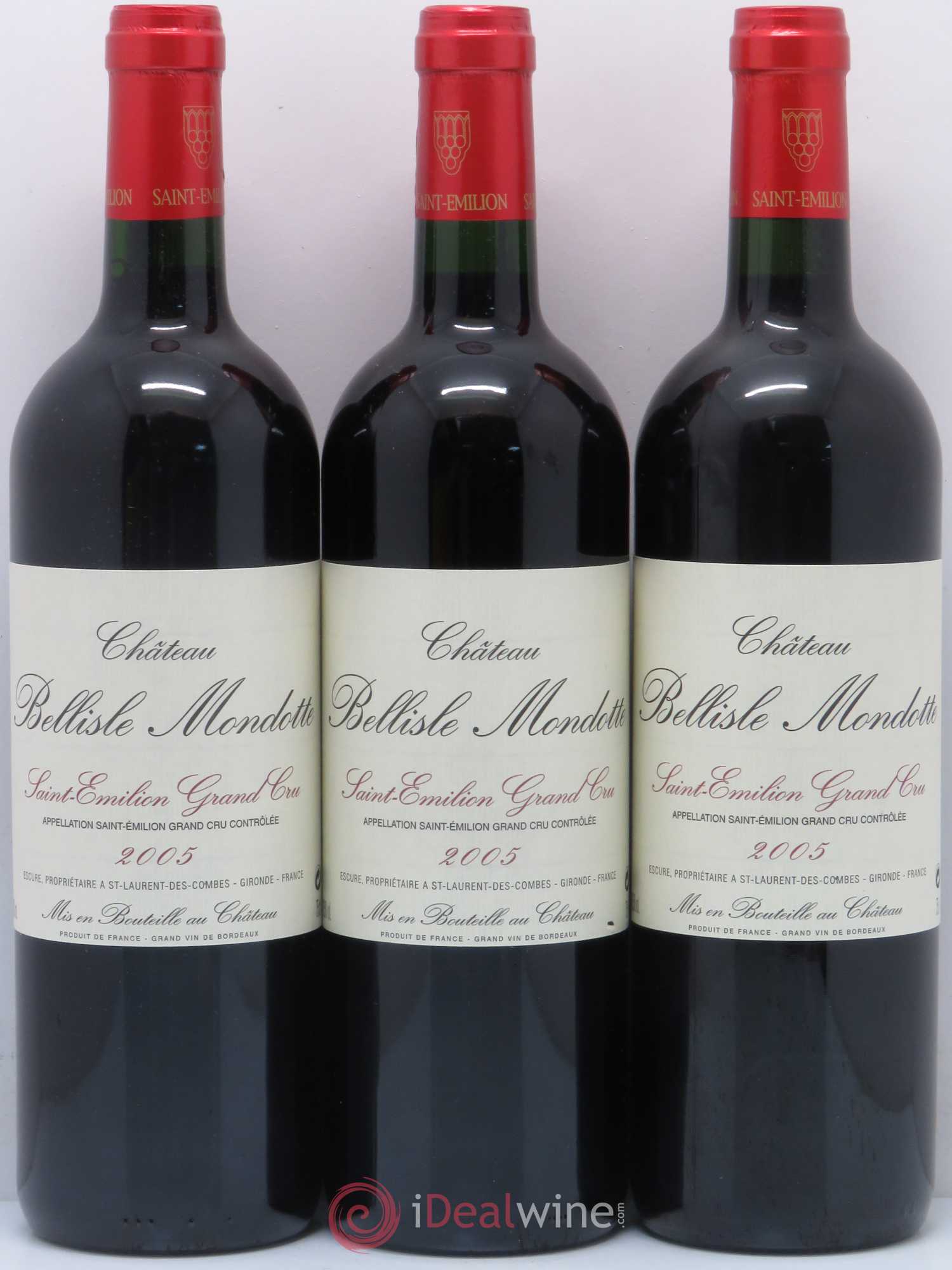 Château Bellisle Mondotte 2005 - Lot de 12 bouteilles - 3