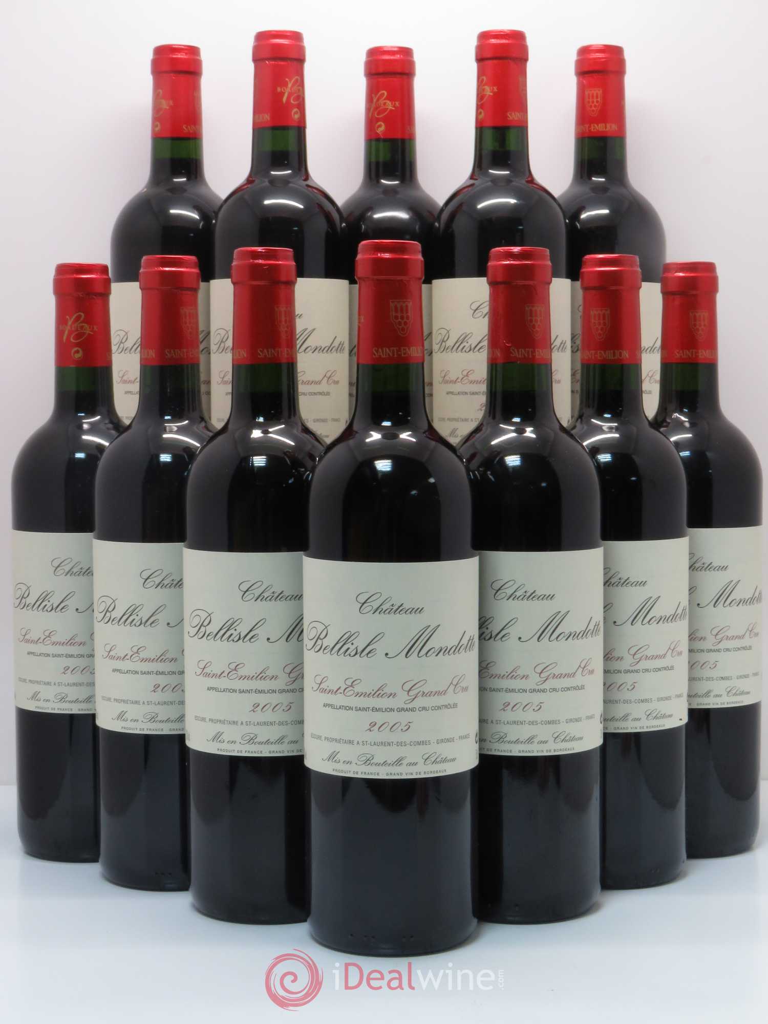Château Bellisle Mondotte 2005 - Lot de 12 bouteilles - 0