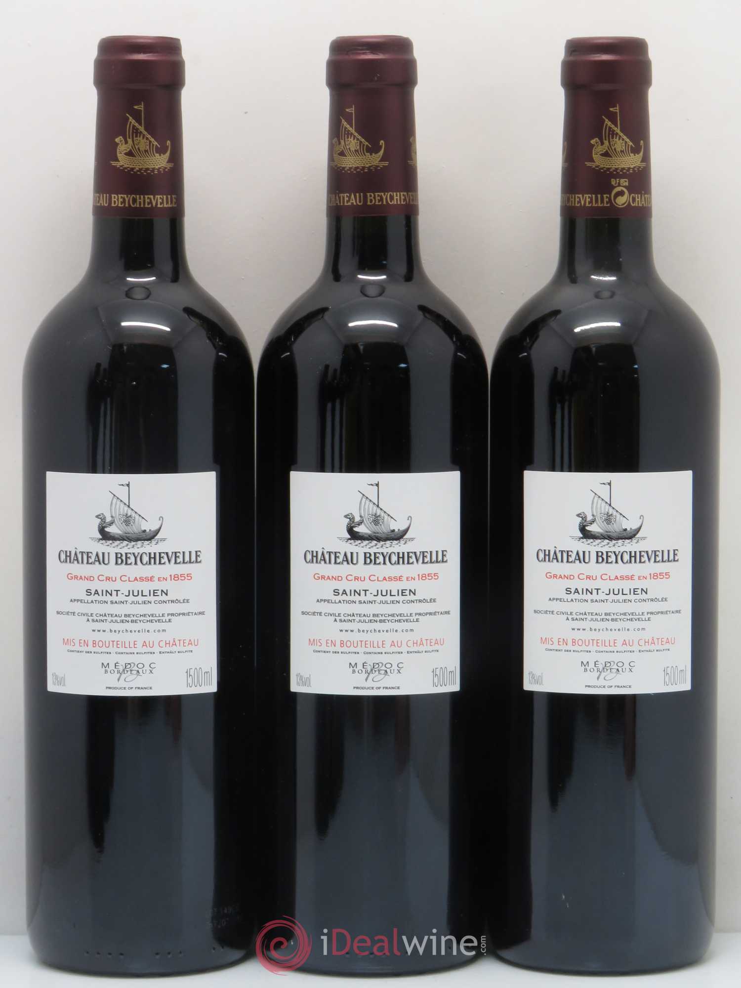 Château Beychevelle 4ème Grand Cru Classé 2005 - Lot de 12 bouteilles - 2