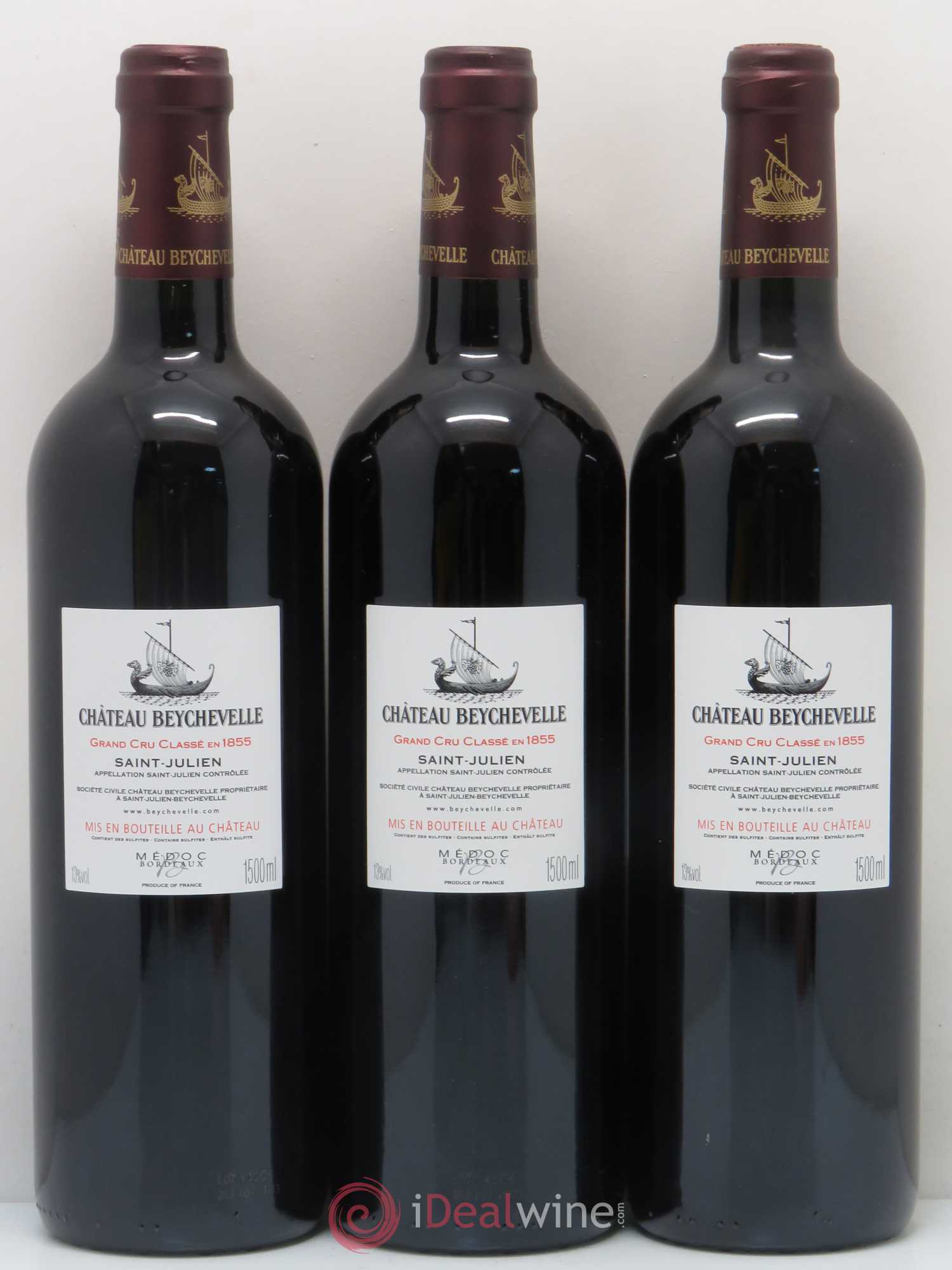 Château Beychevelle 4ème Grand Cru Classé 2005 - Lot de 12 bouteilles - 6