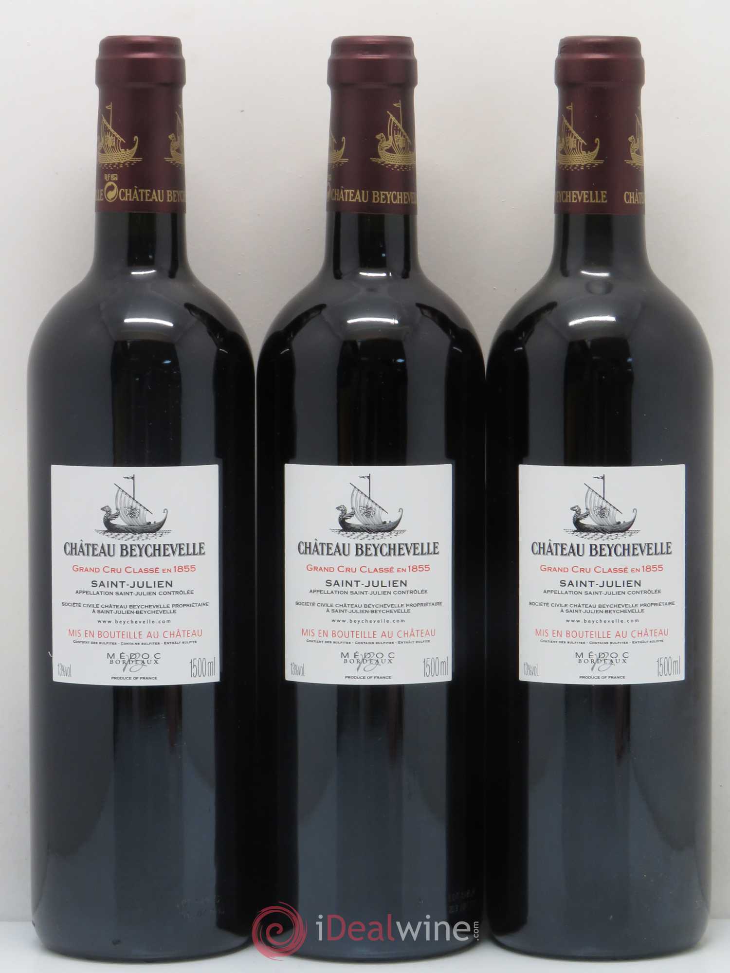 Château Beychevelle 4ème Grand Cru Classé 2005 - Lot de 12 bouteilles - 8