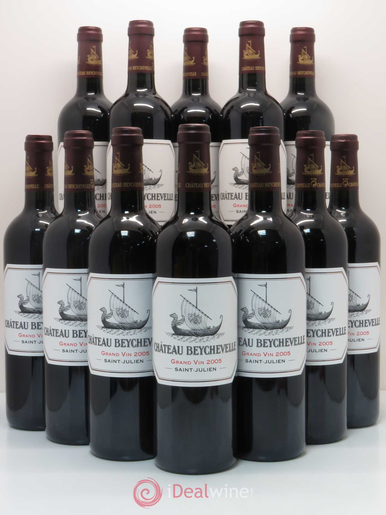 Château Beychevelle 4ème Grand Cru Classé 2005 - Lot de 12 bouteilles - 0