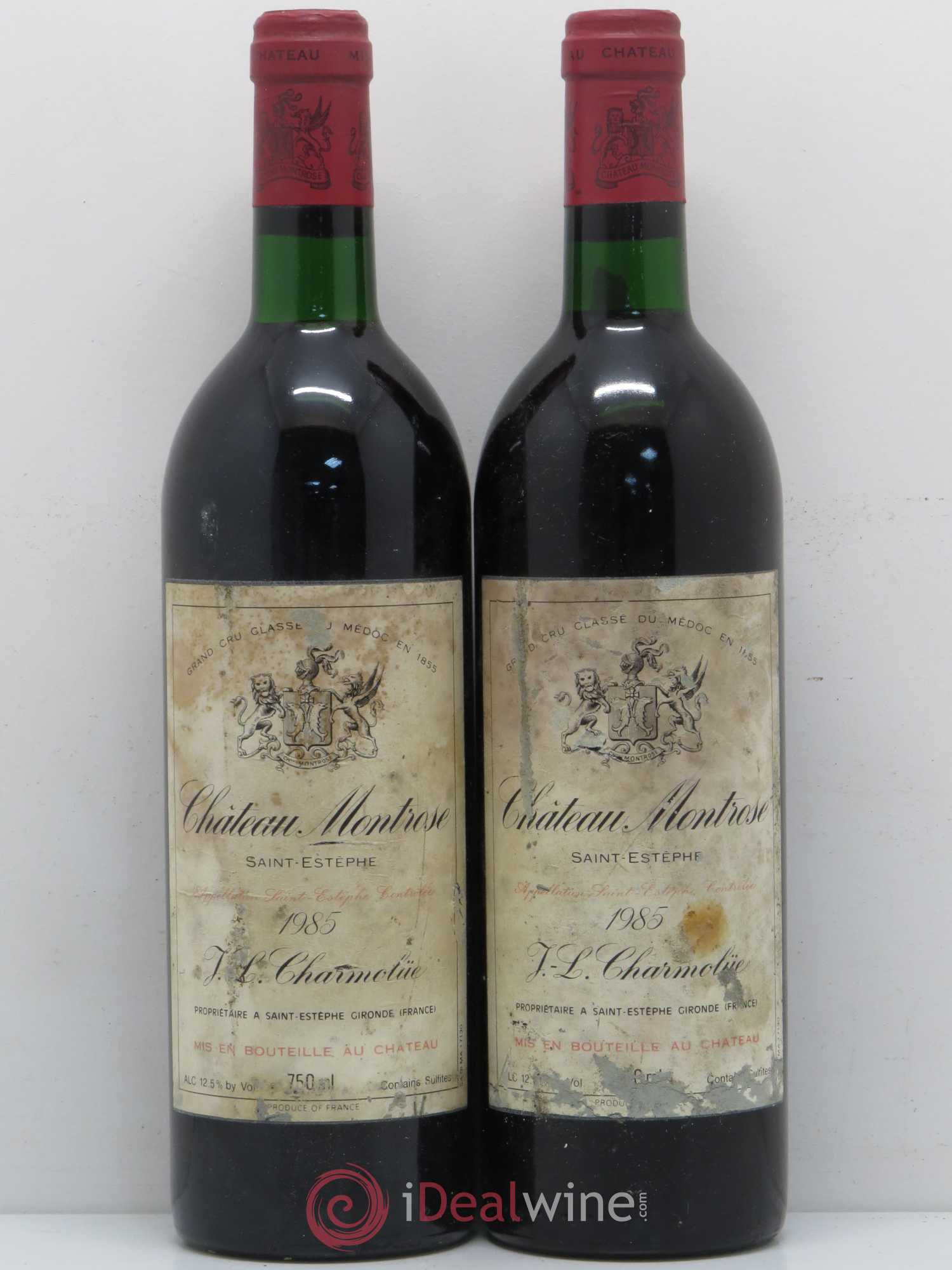 Château Montrose 2ème Grand Cru Classé 1985 - Lot de 2 bouteilles - 0