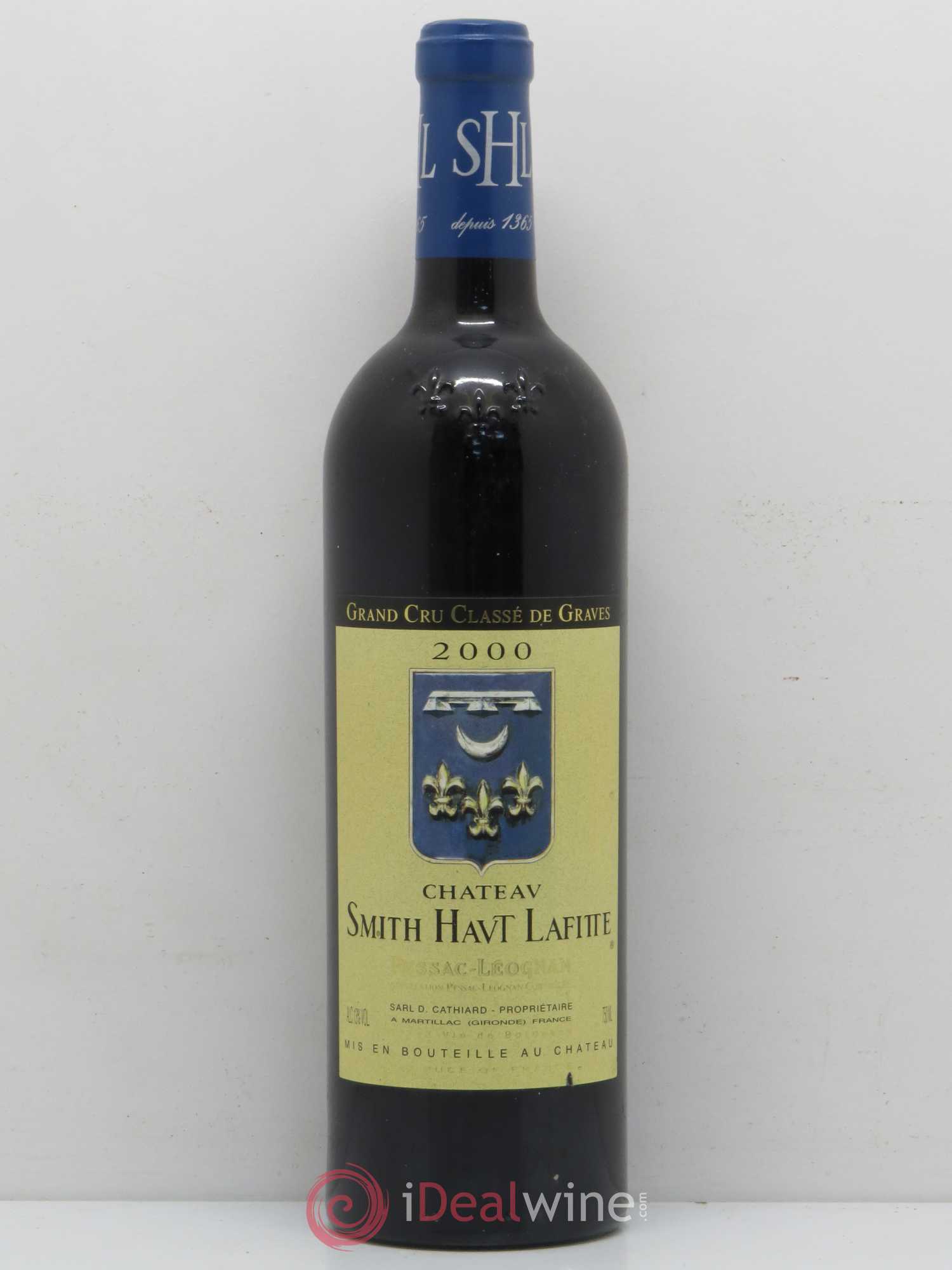 Château Smith Haut Lafitte Cru Classé de Graves 2000 - Lot de 1 bouteille - 0