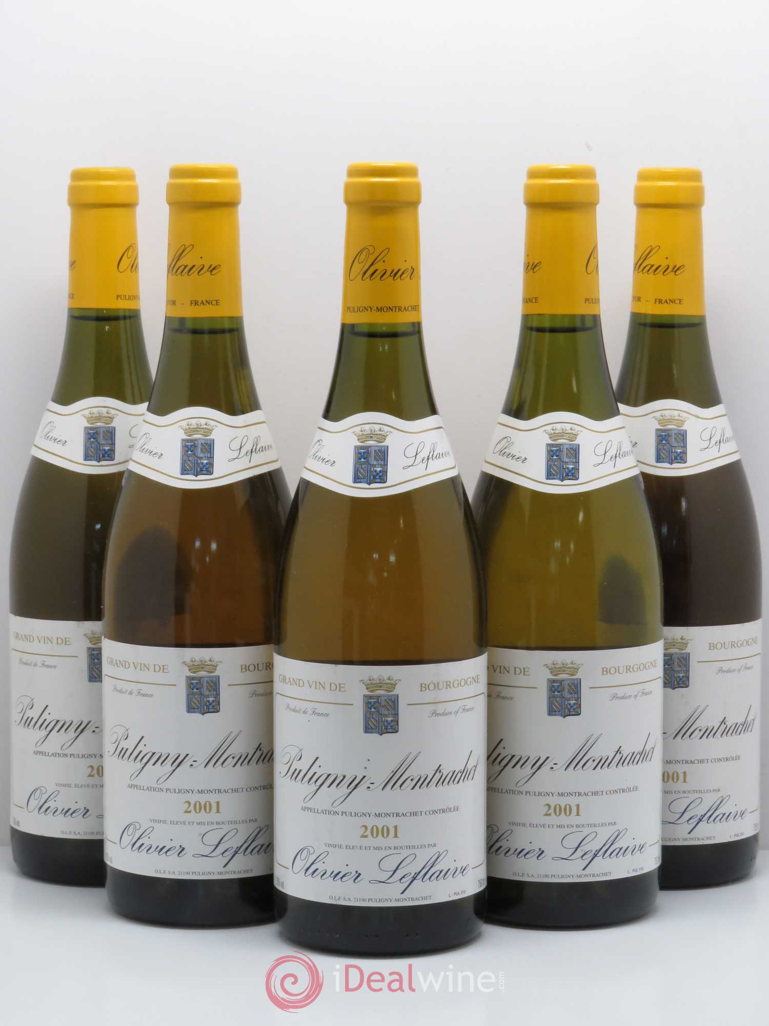 Puligny-Montrachet Olivier Leflaive 2001 - Lot de 5 bouteilles - 0