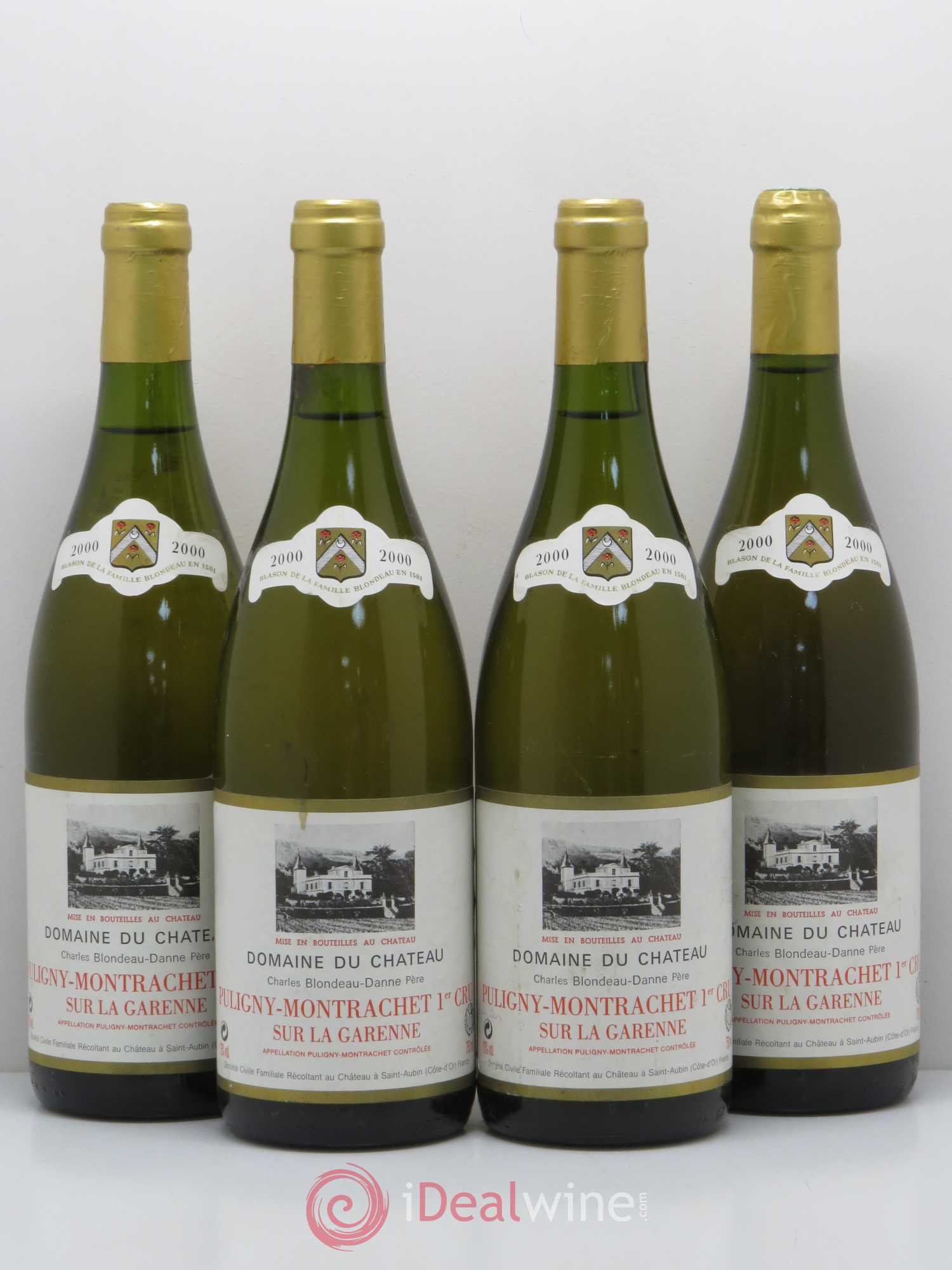Puligny-Montrachet 1er Cru sur la Garenne Domaine Charles Blondeau Dane Père 2000 - Posten von 4 Flaschen - 0