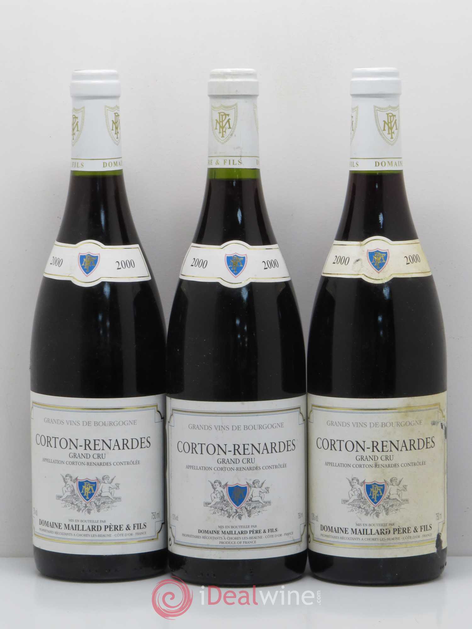 Corton Grand Cru Renardes Domaine Maillard 2000 - Posten von 6 Flaschen - 2