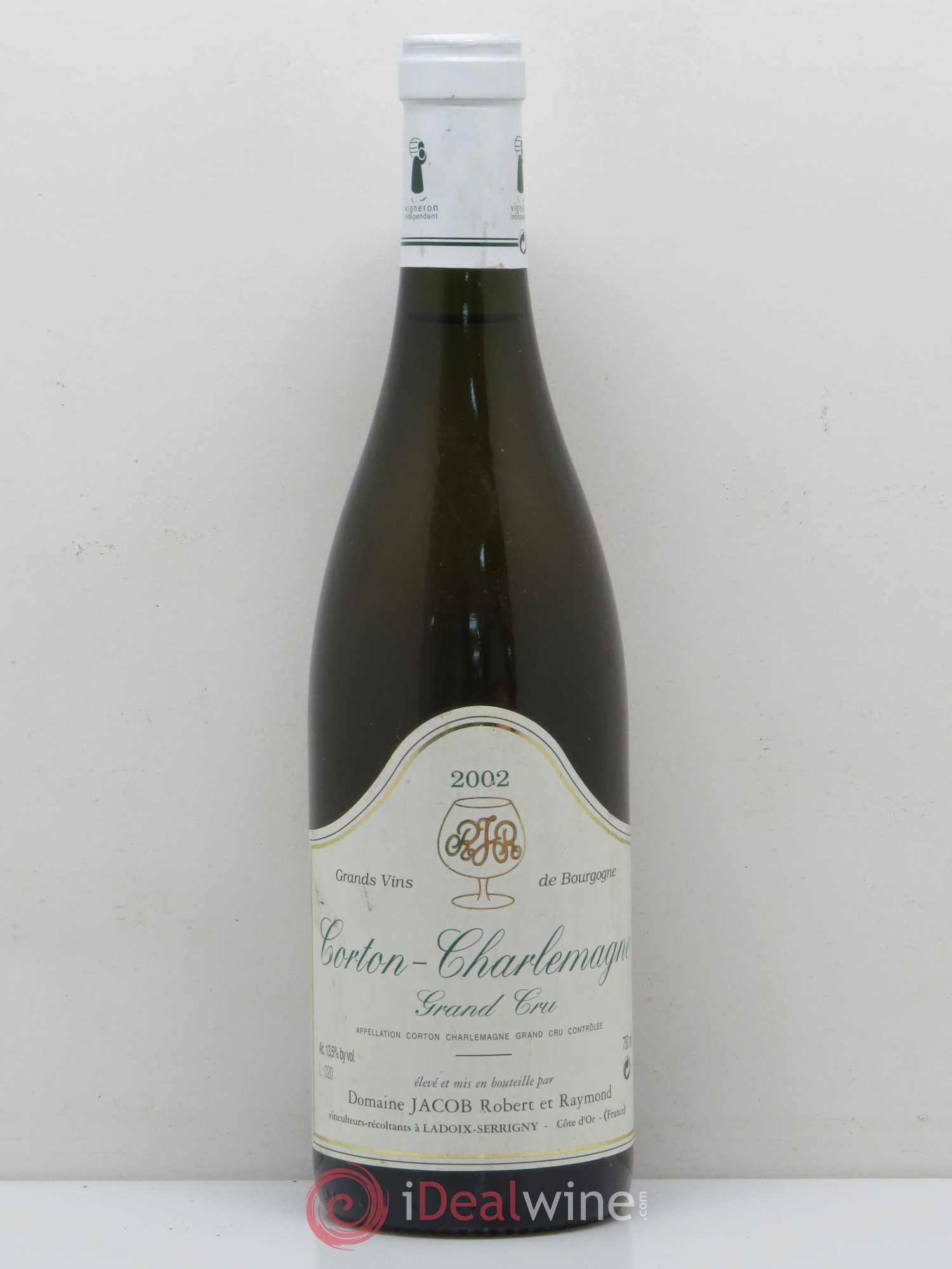 Corton-Charlemagne Grand Cru Jacob Robert et Raymond 2002 - Lotto di 1 bottiglia - 0
