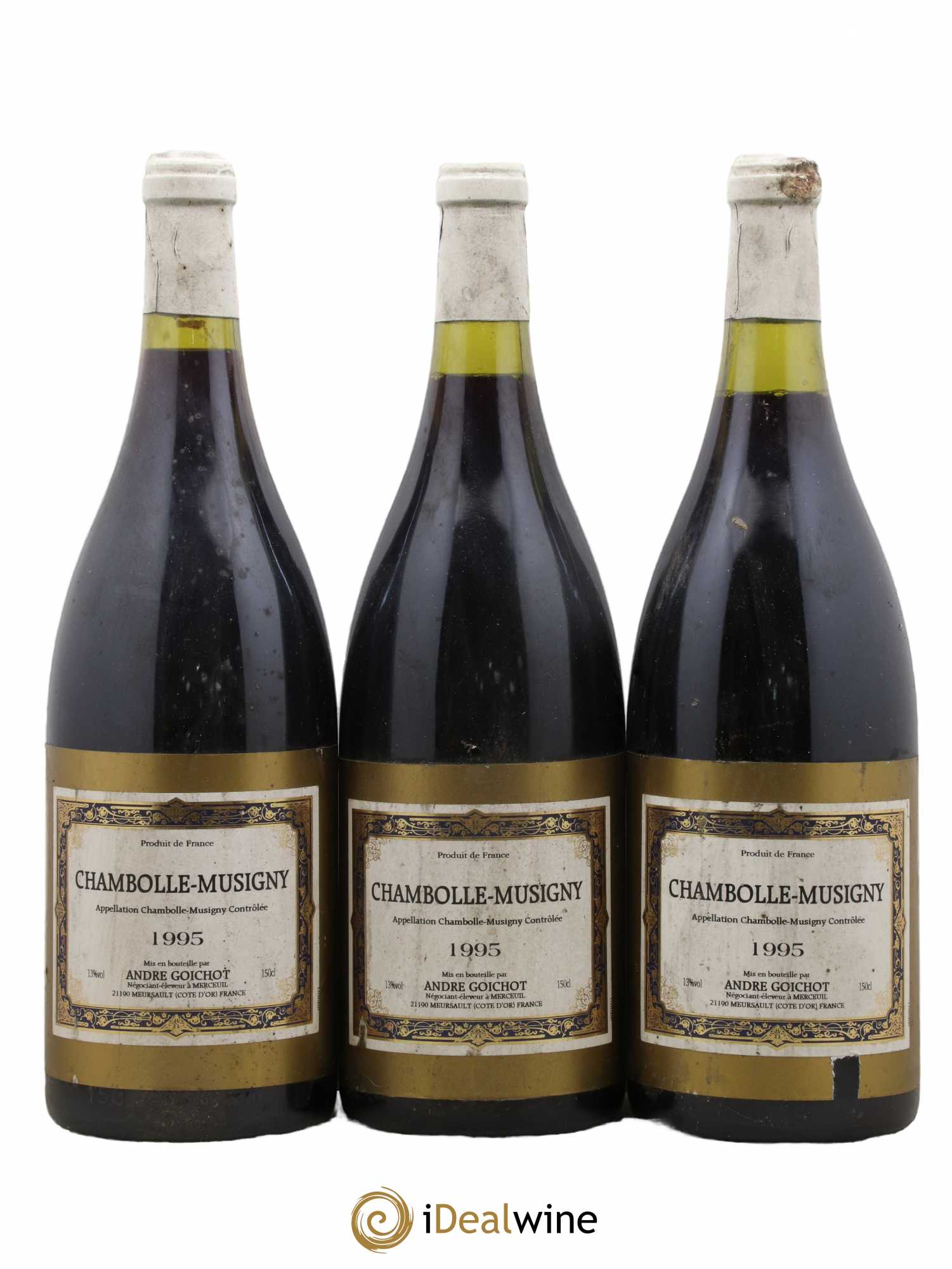 Chambolle-Musigny A.Goichot 1995 - Posten von 3 Magnum - 0
