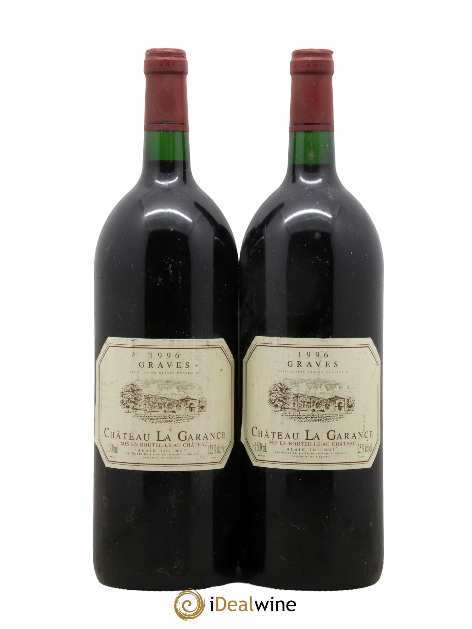 Graves Château La Garance 1996 - Lot de 2 magnums - 0